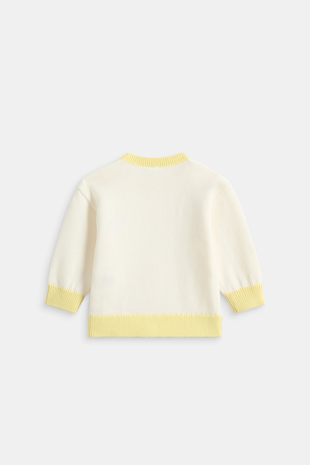 Contrast Rib Knit Sweater