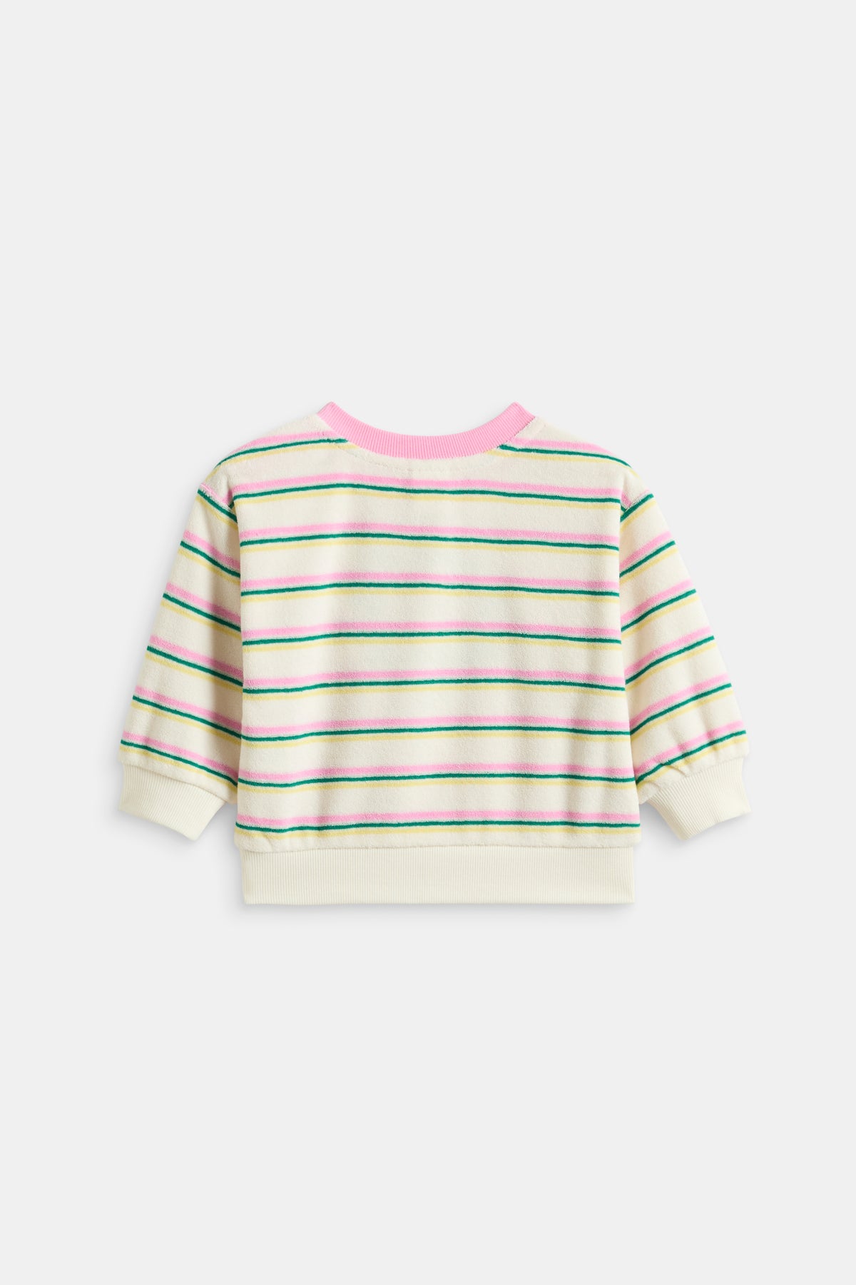 Stripe Toweling Sweat