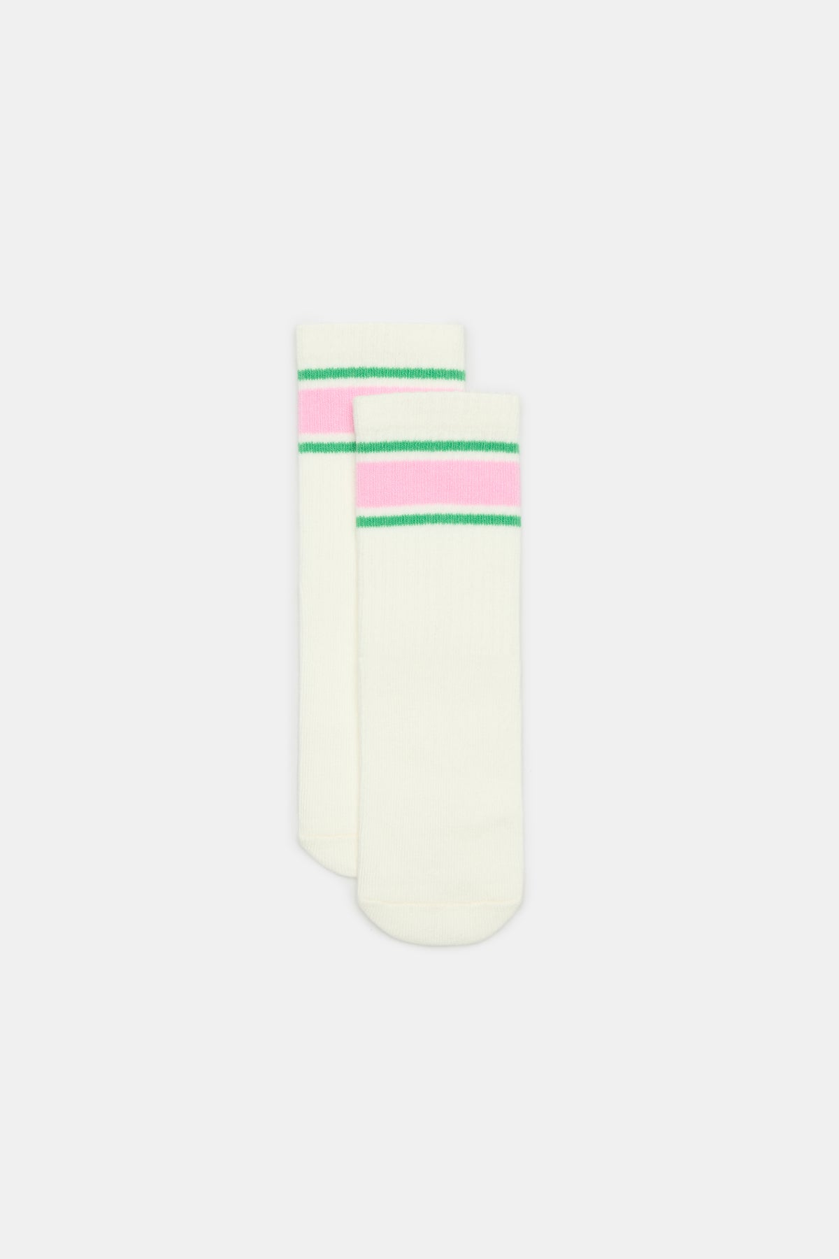 Logo in Stripe Sock