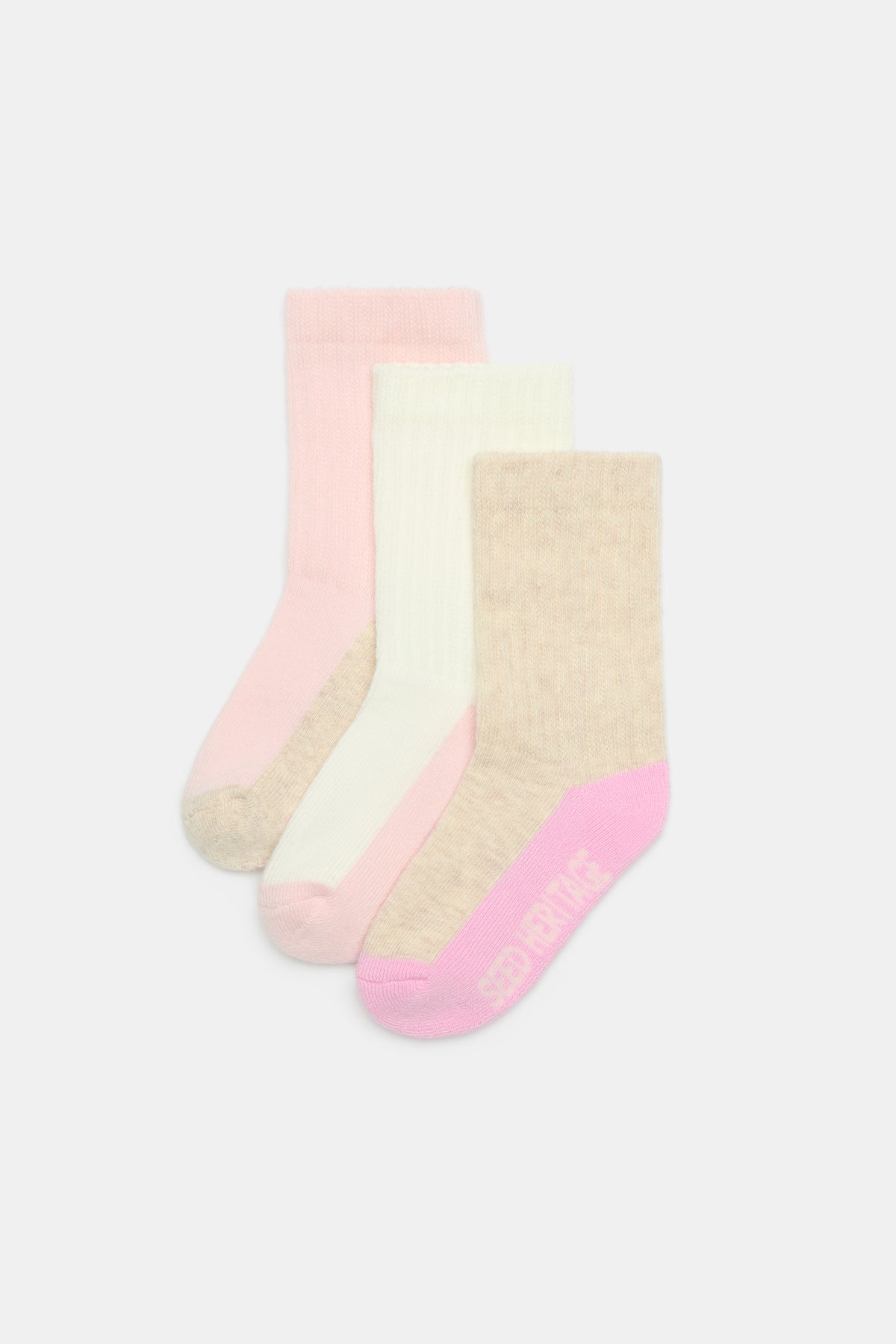 Sport Contrast Sock 3 Pack