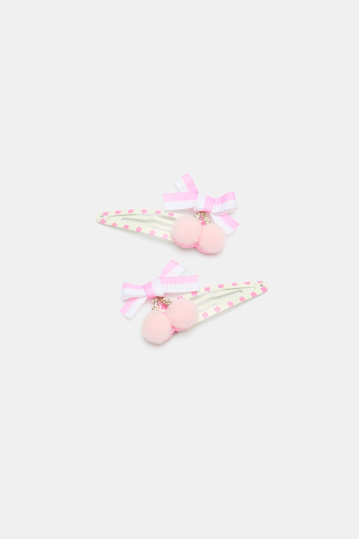 Cherry Pom Pom Snaps