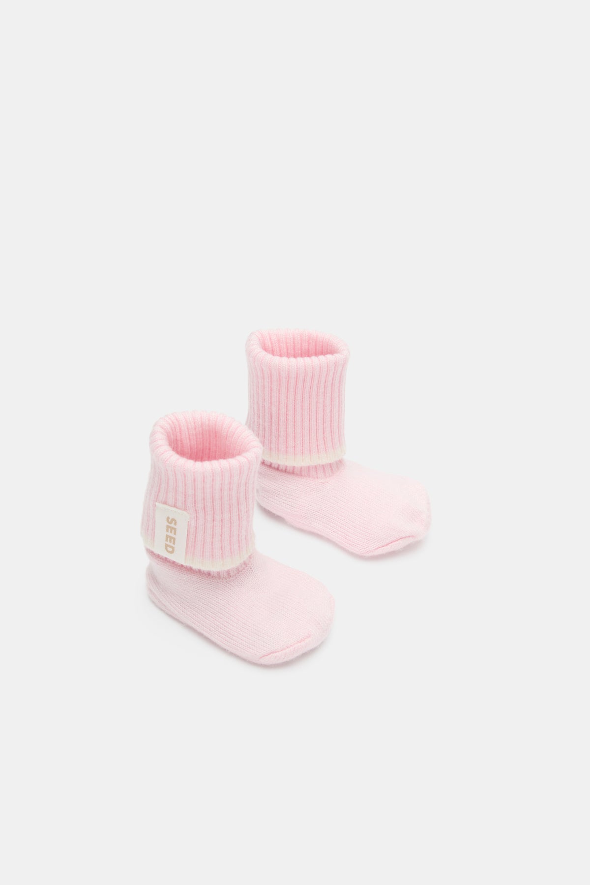 Cuffed Knit Booties