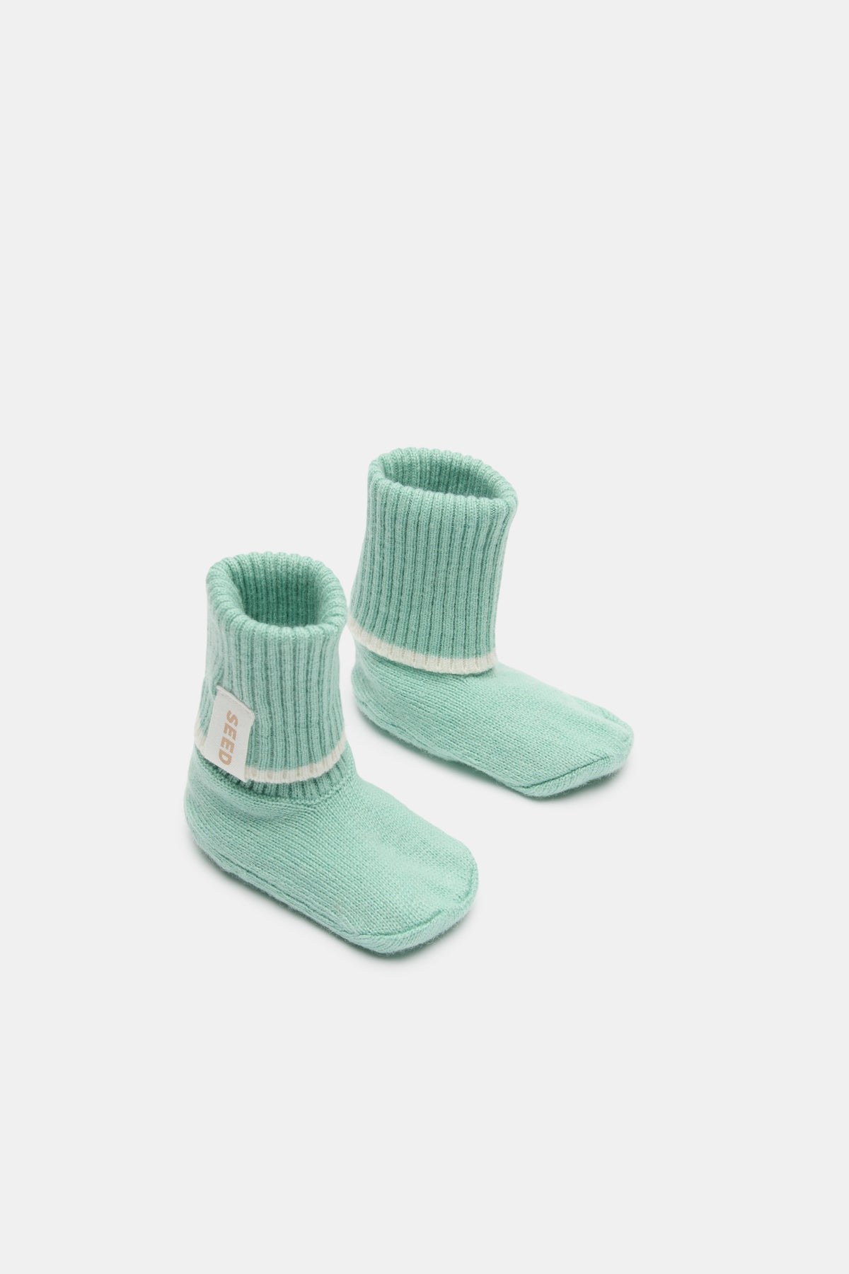Cuffed Knit Booties