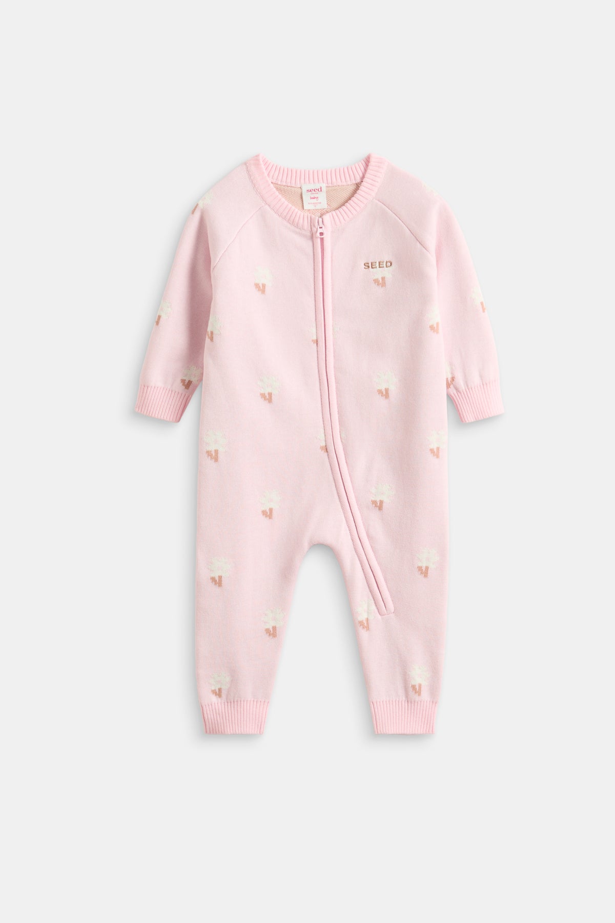 Jacquard Knit Jumpsuit