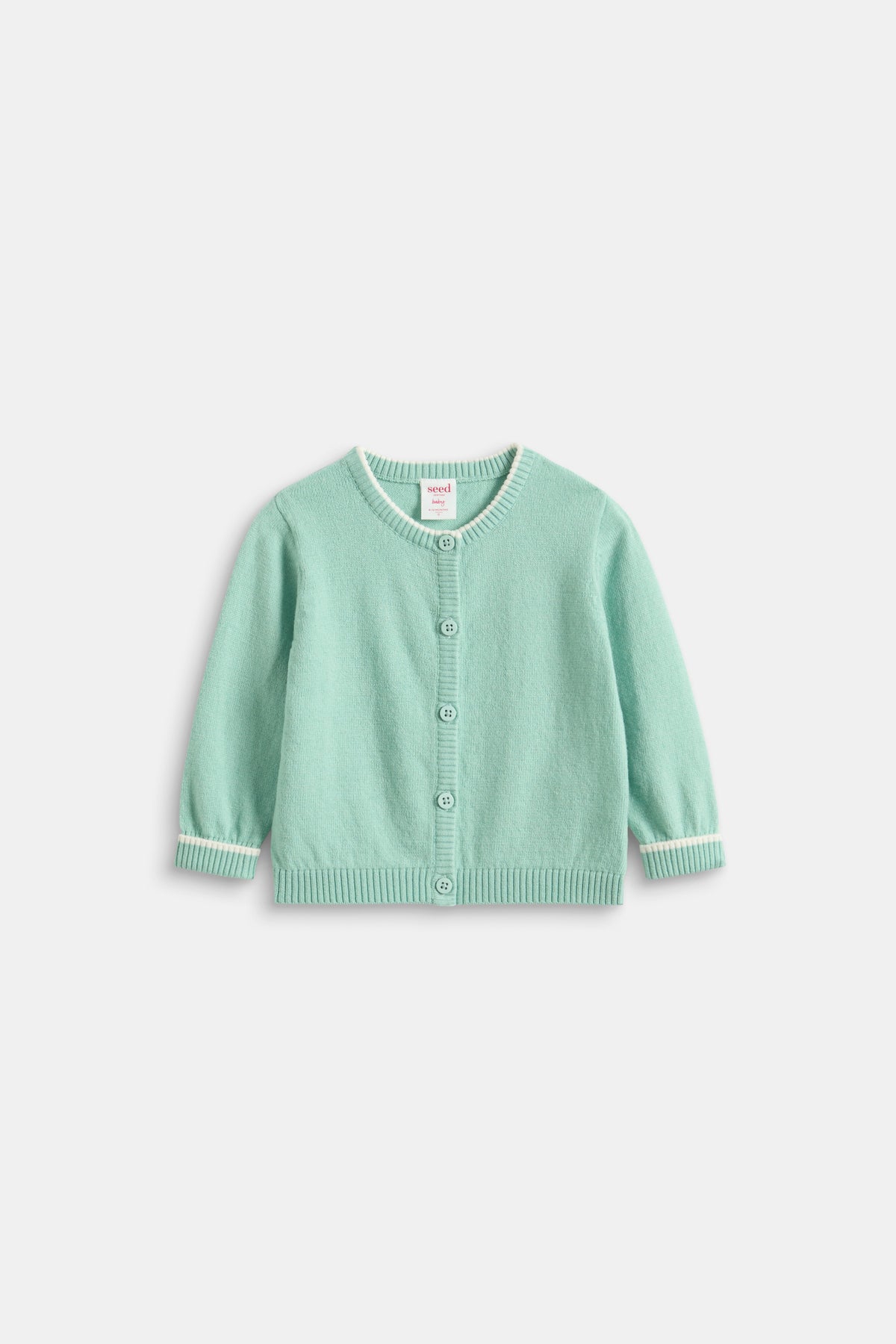 Cuffed Knit Cardigan