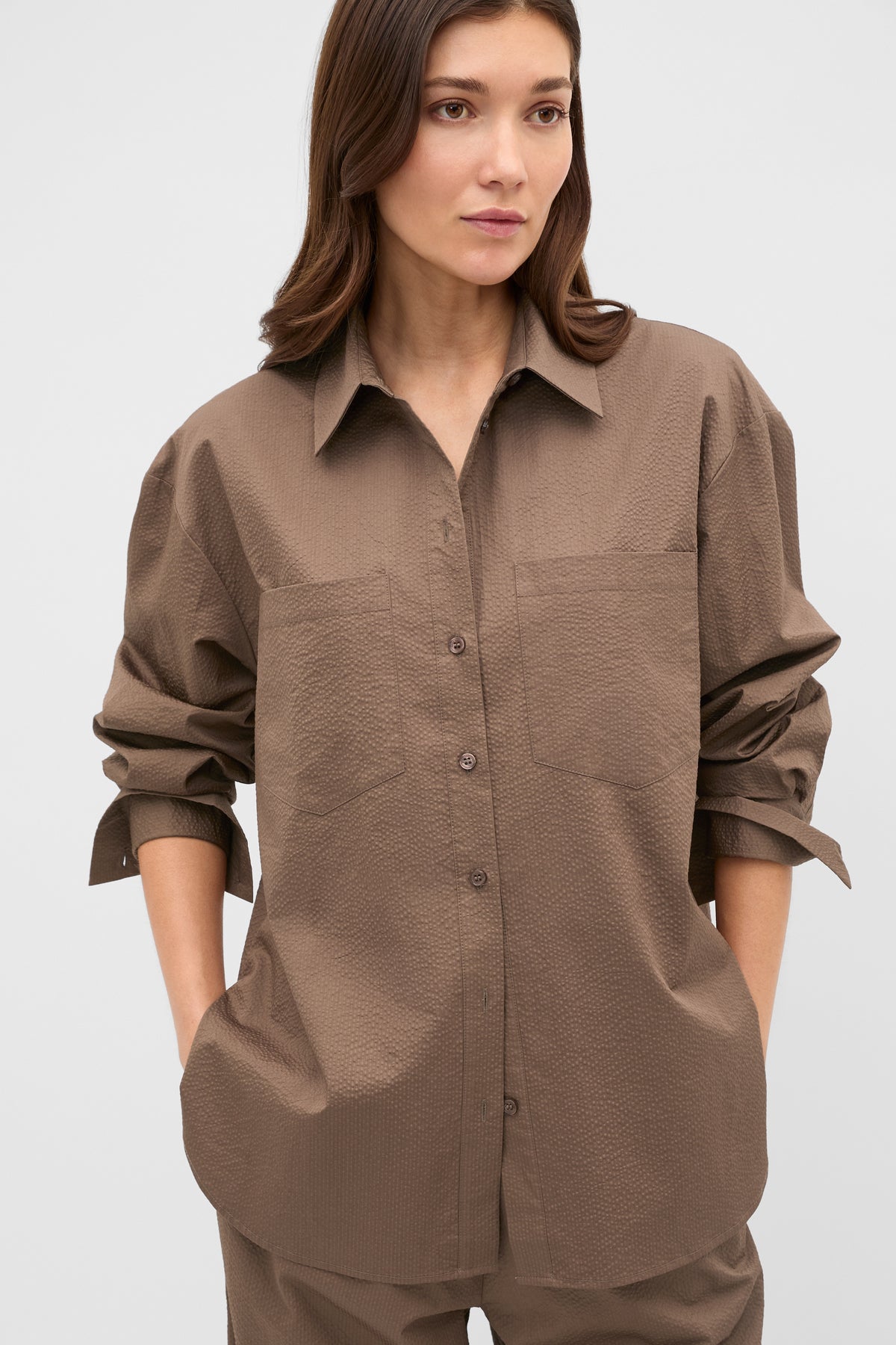 Textured Cotton Shirt