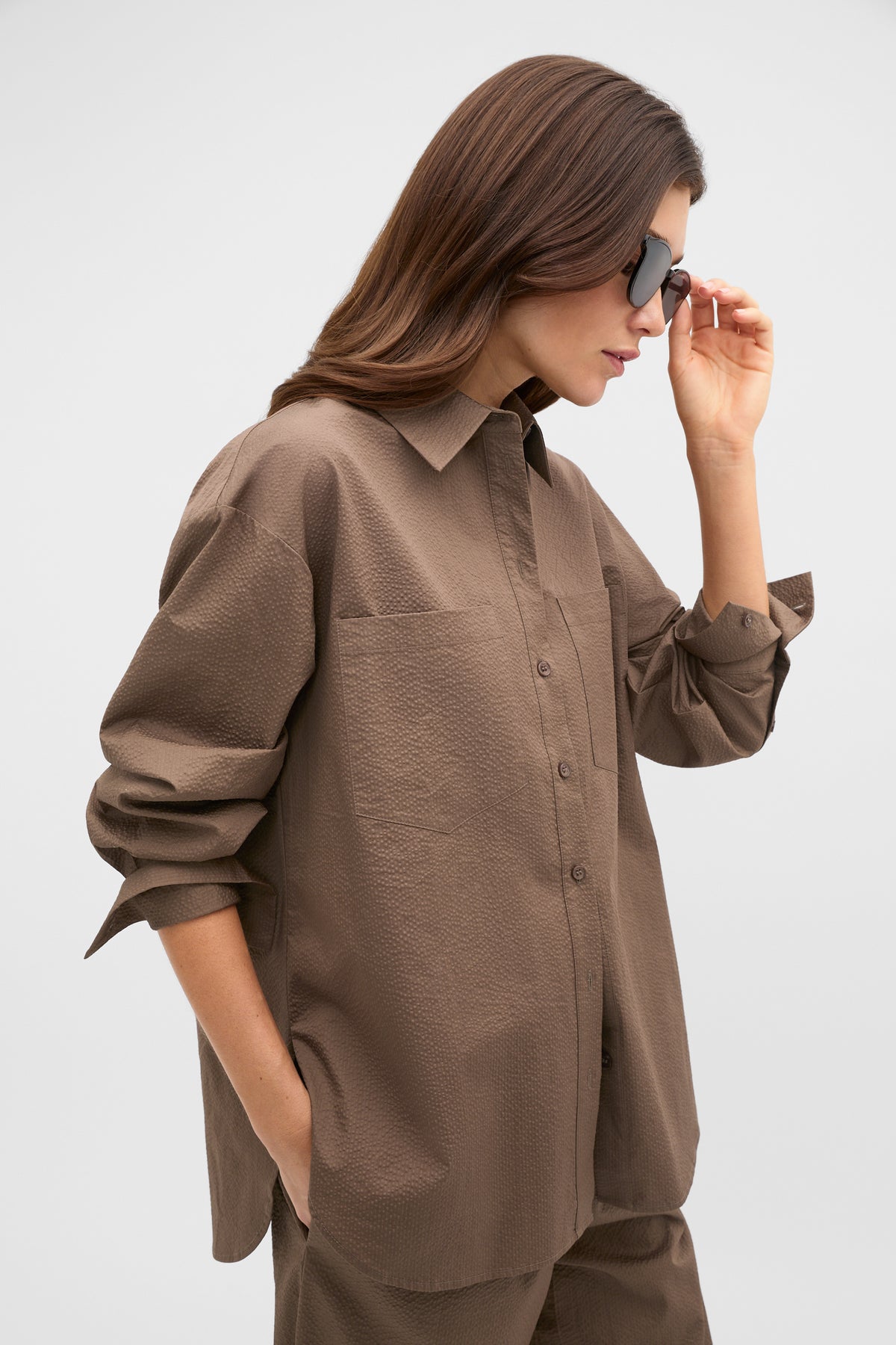 Textured Cotton Shirt