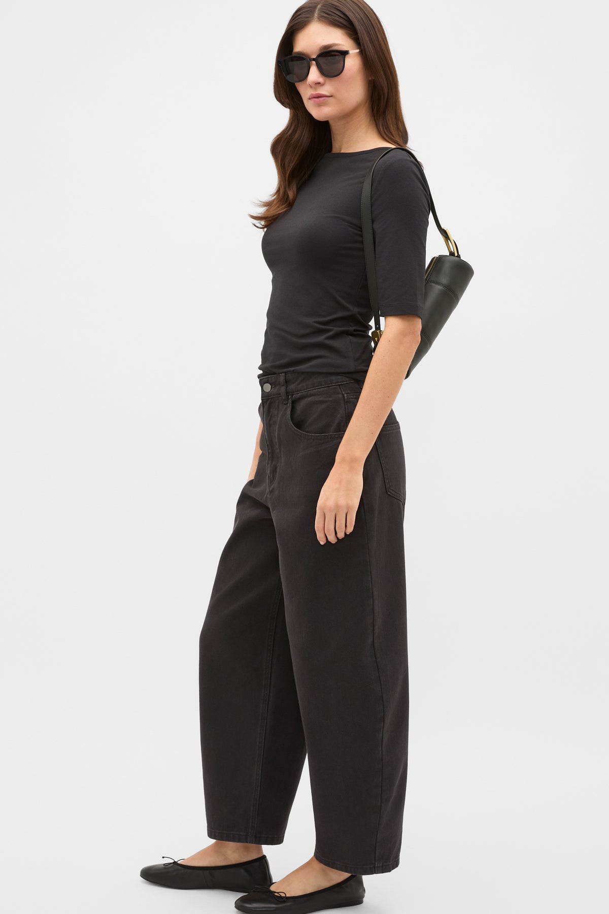 Boat Neck Half Sleeve Top