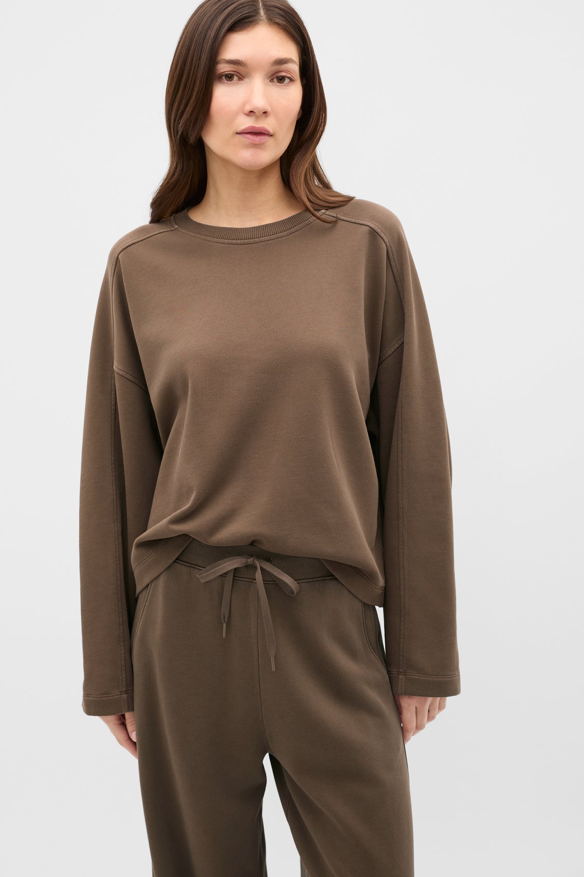 Terry Balloon Sleeve Sweat