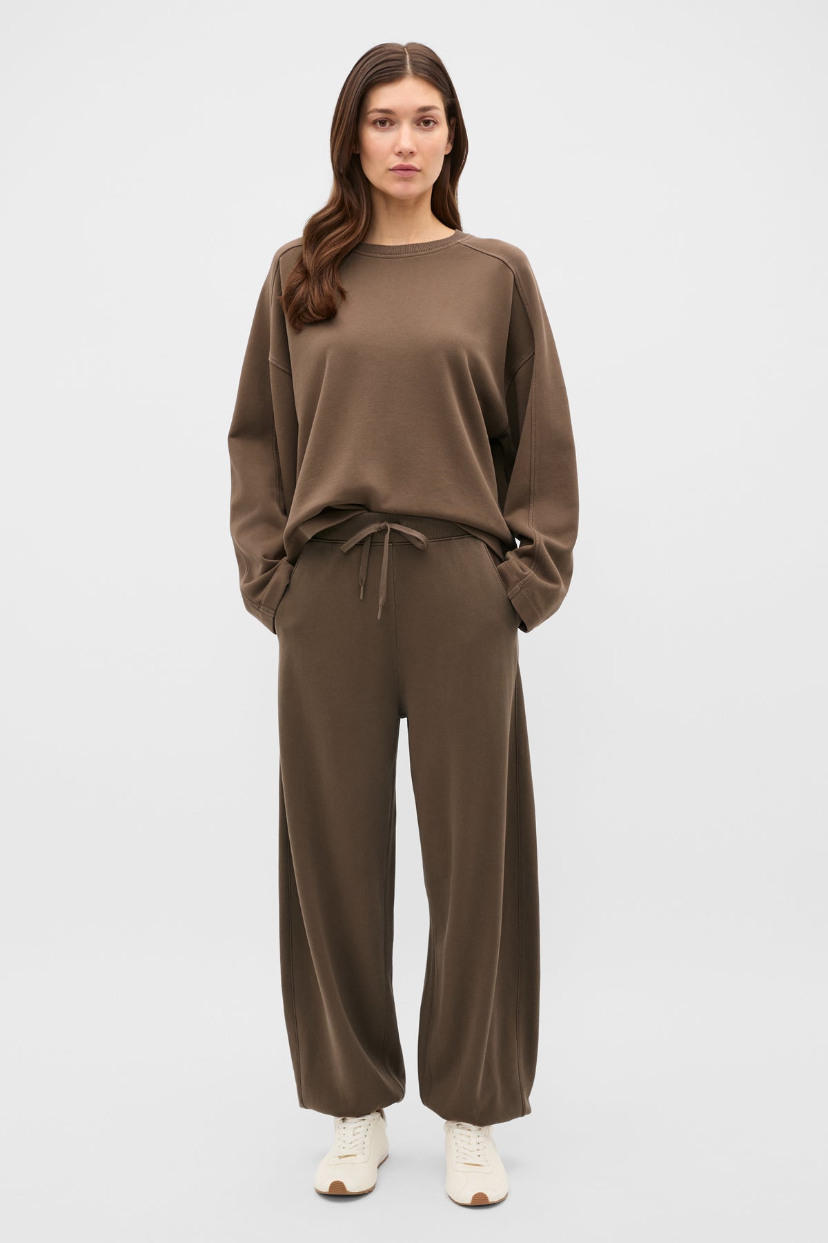 Terry Balloon Sleeve Sweat