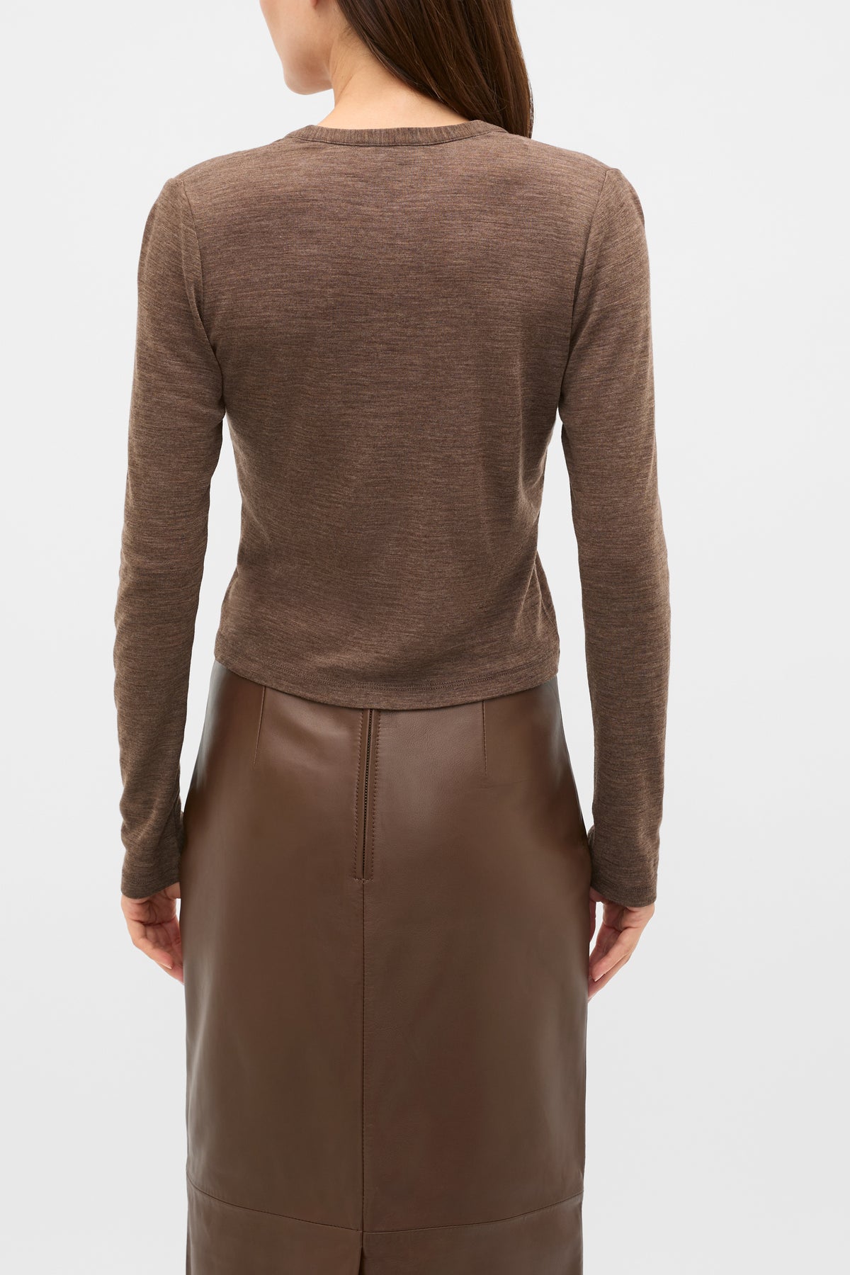 Australian Merino Cropped Cardigan