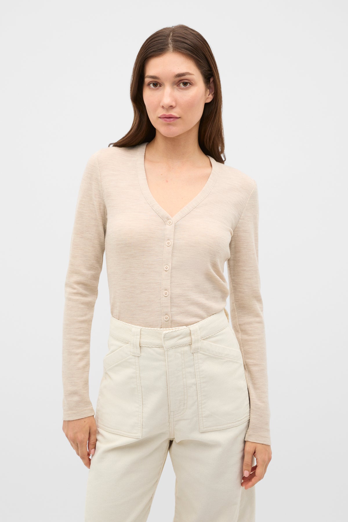 Australian Merino Cropped Cardigan