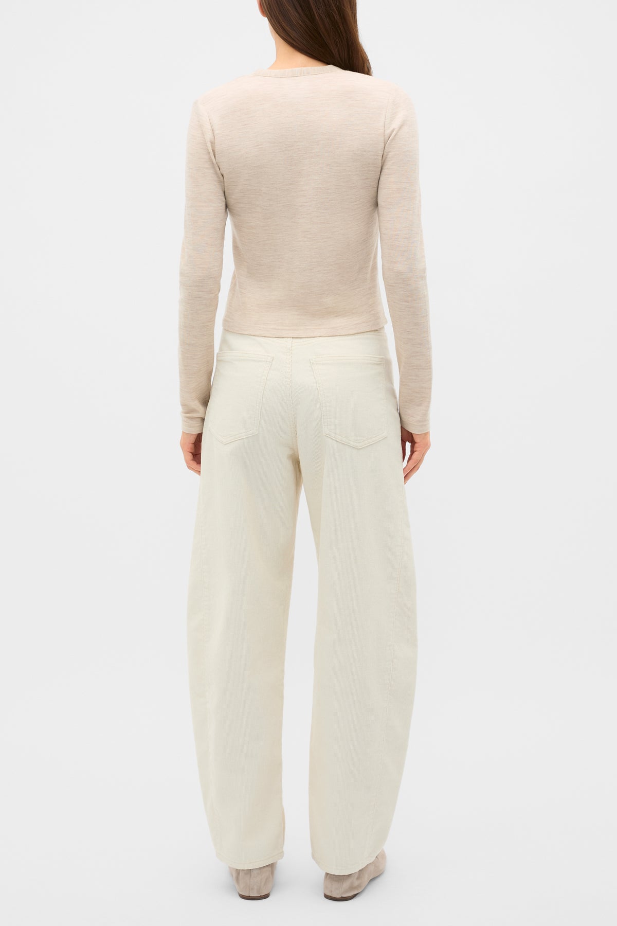 Australian Merino Cropped Cardigan