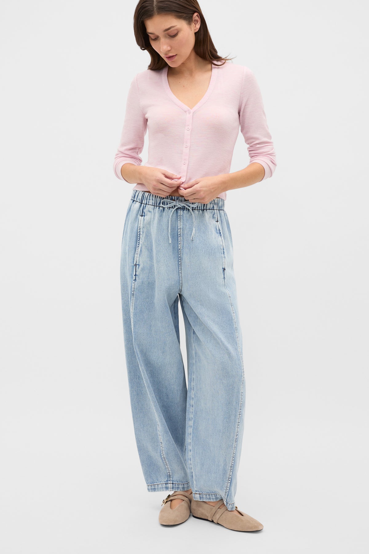 Australian Merino Cropped Cardigan