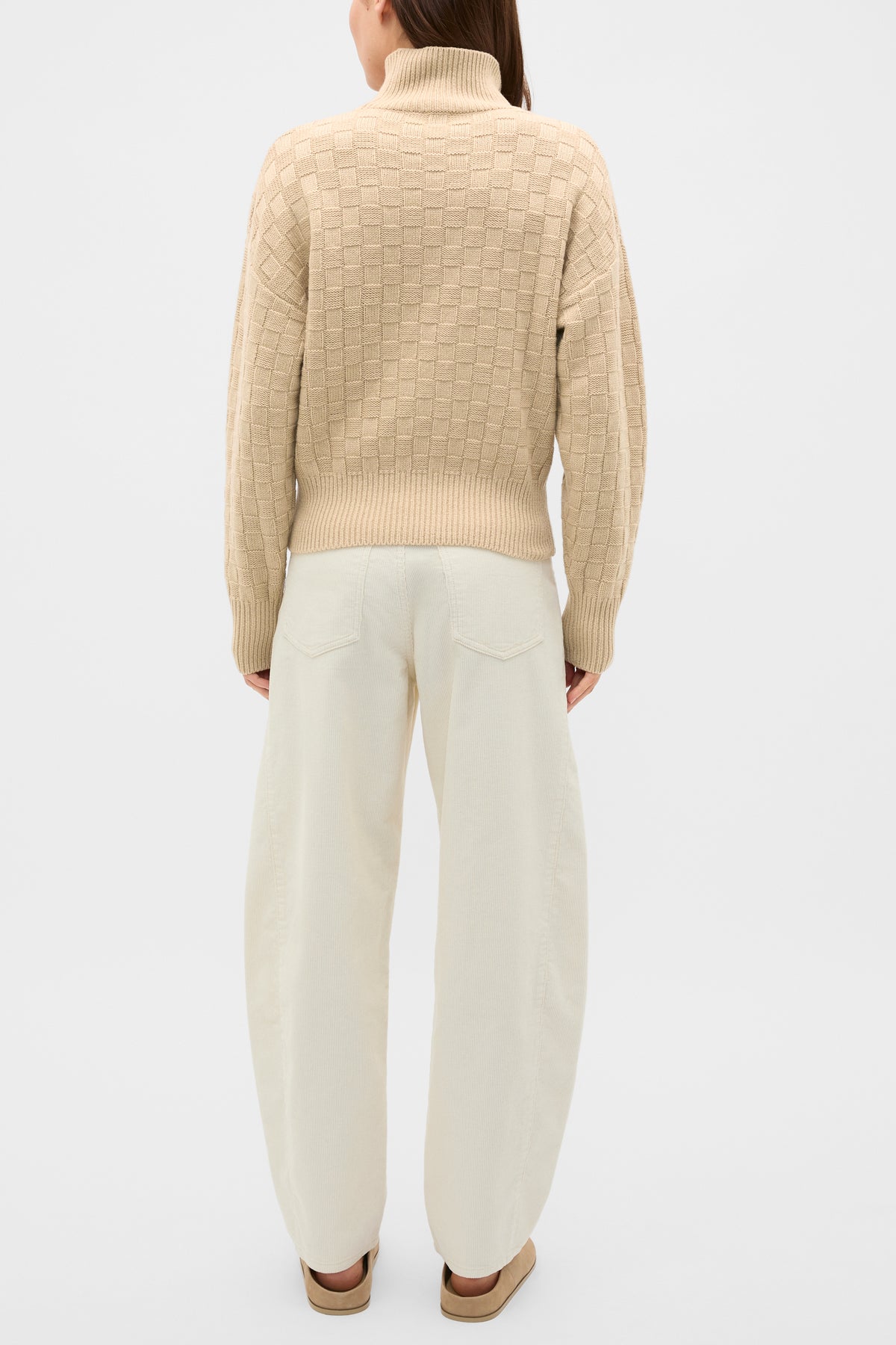Crosshatch Slouch Knit