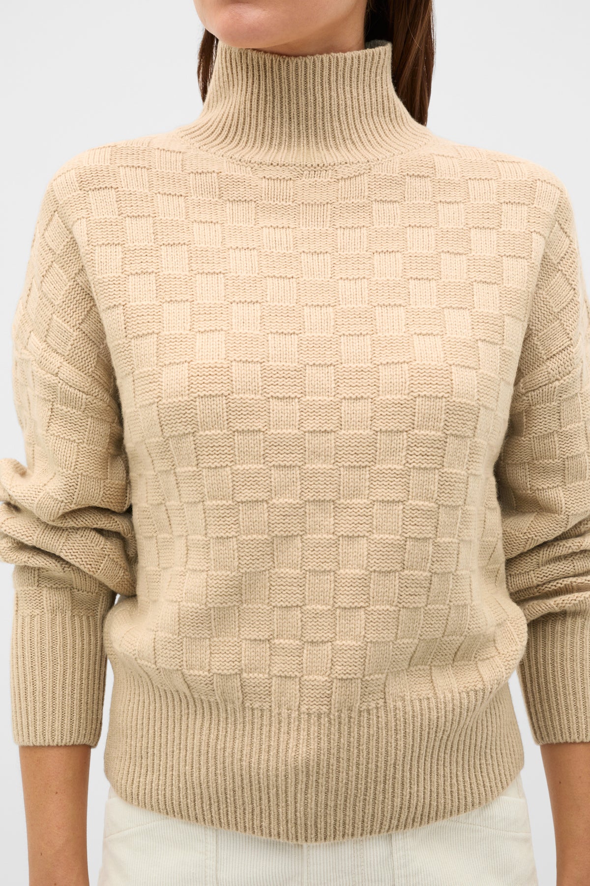 Crosshatch Slouch Knit
