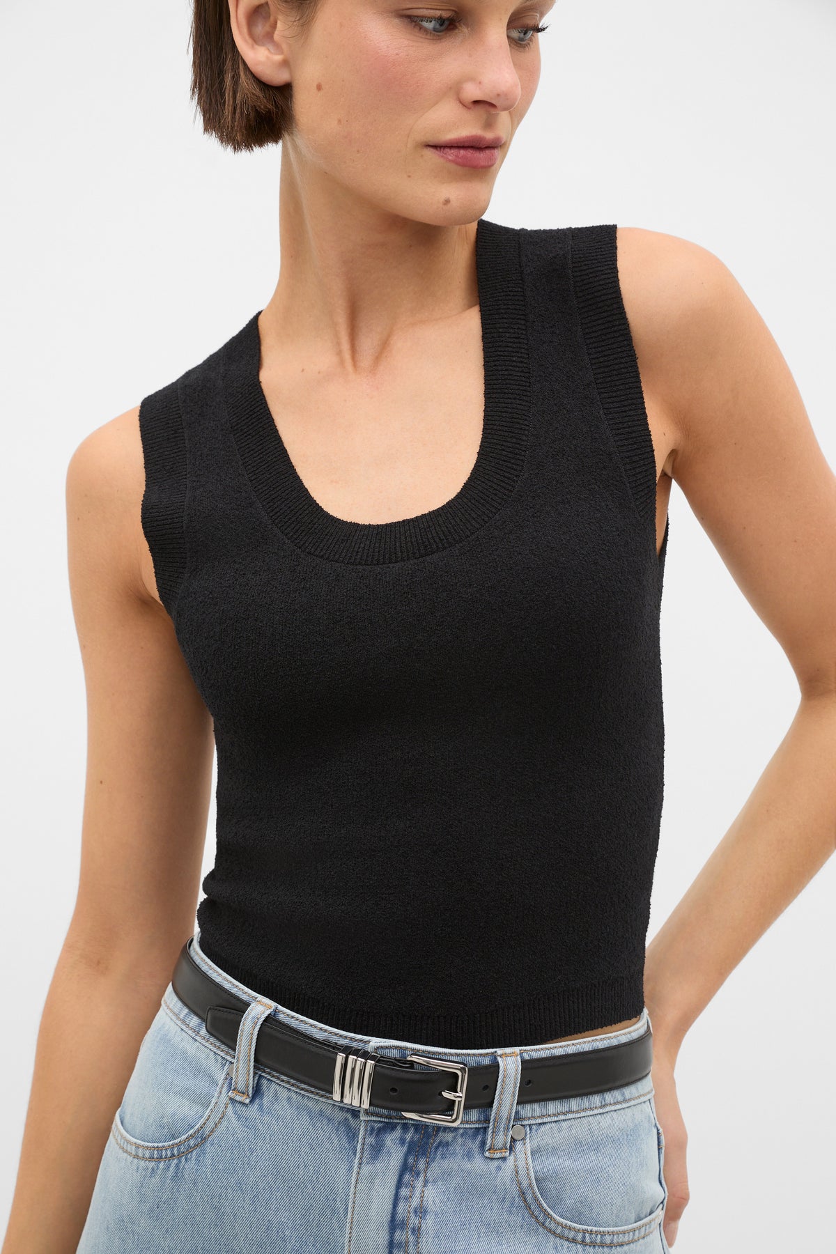 Boucle Knit Tank