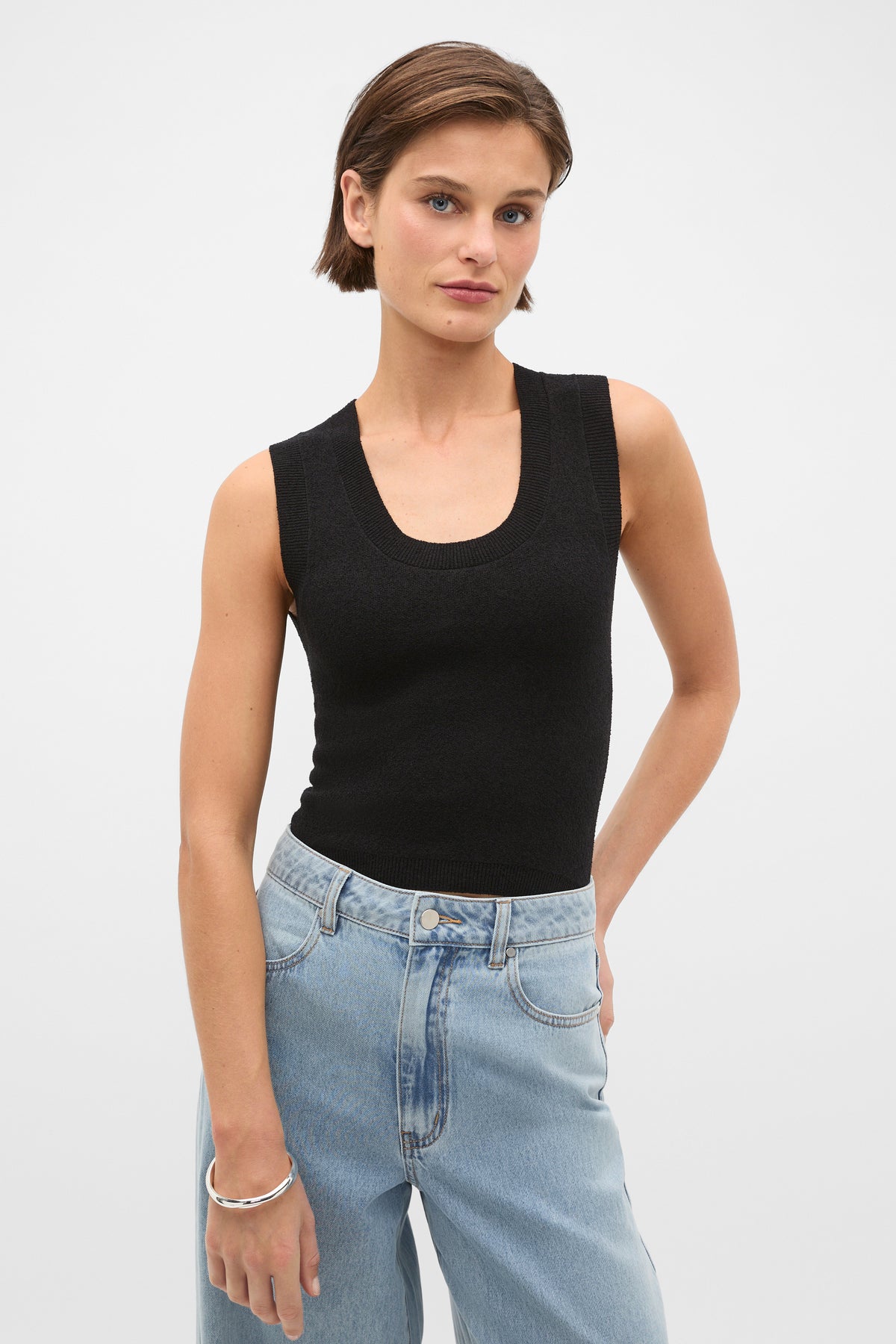 Boucle Knit Tank