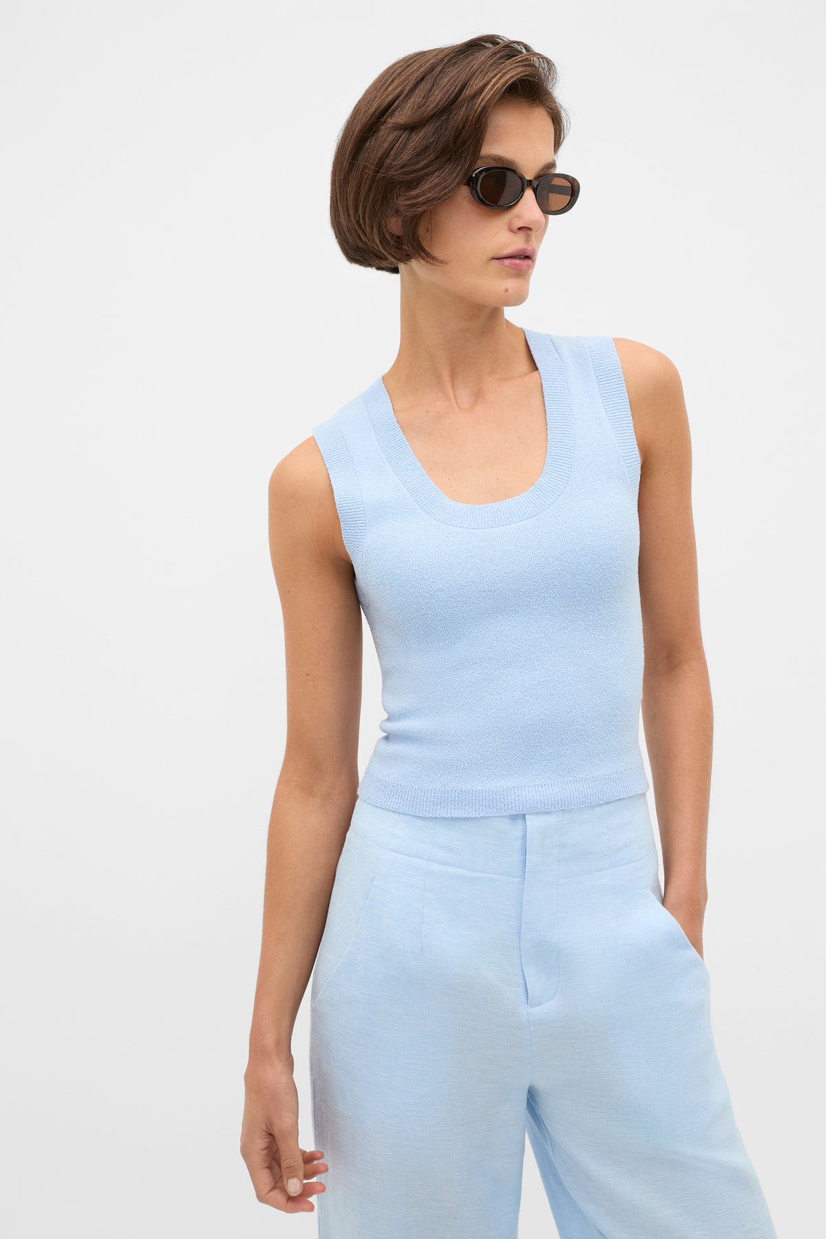Boucle Knit Tank