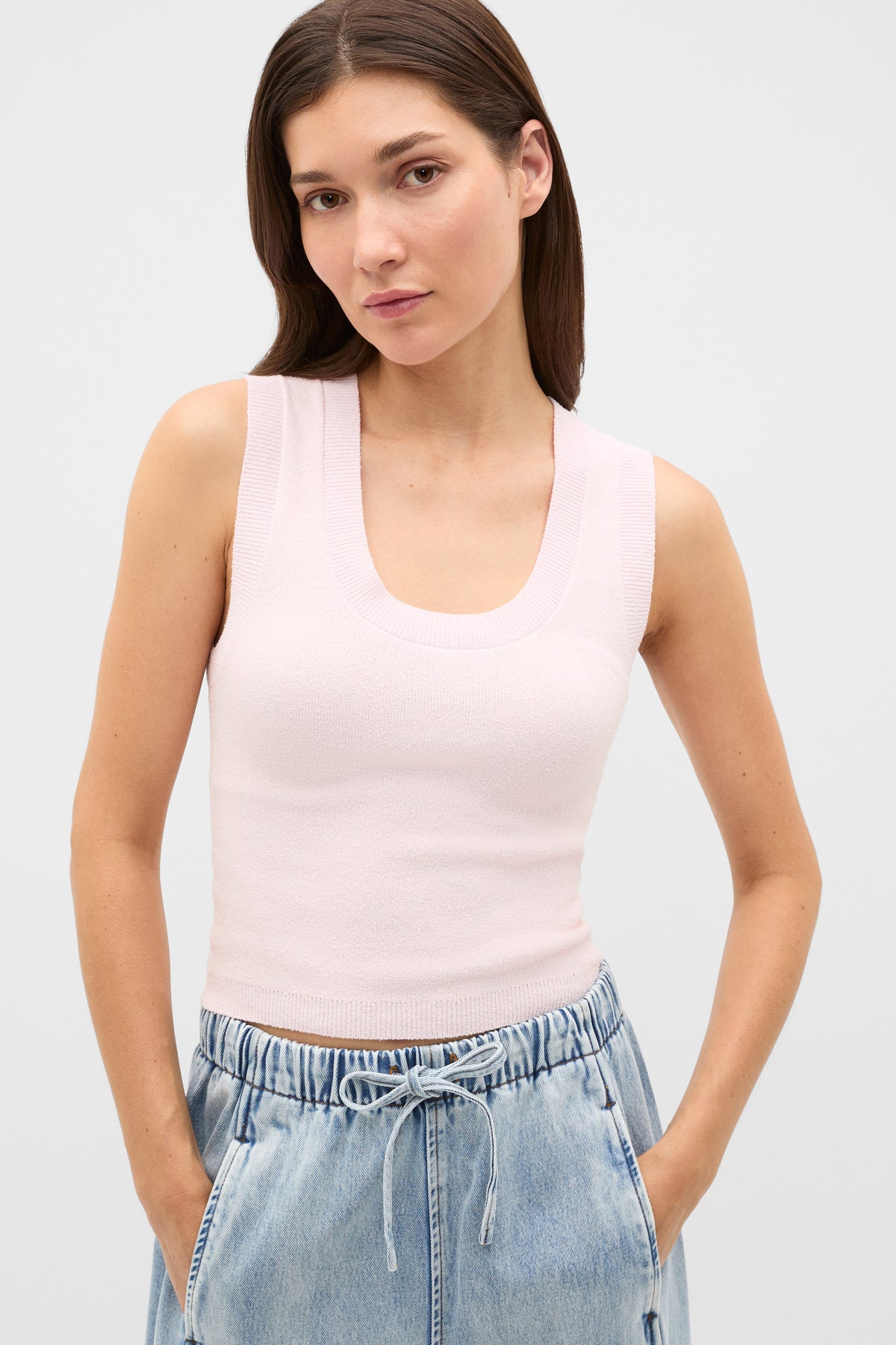 Boucle Knit Tank