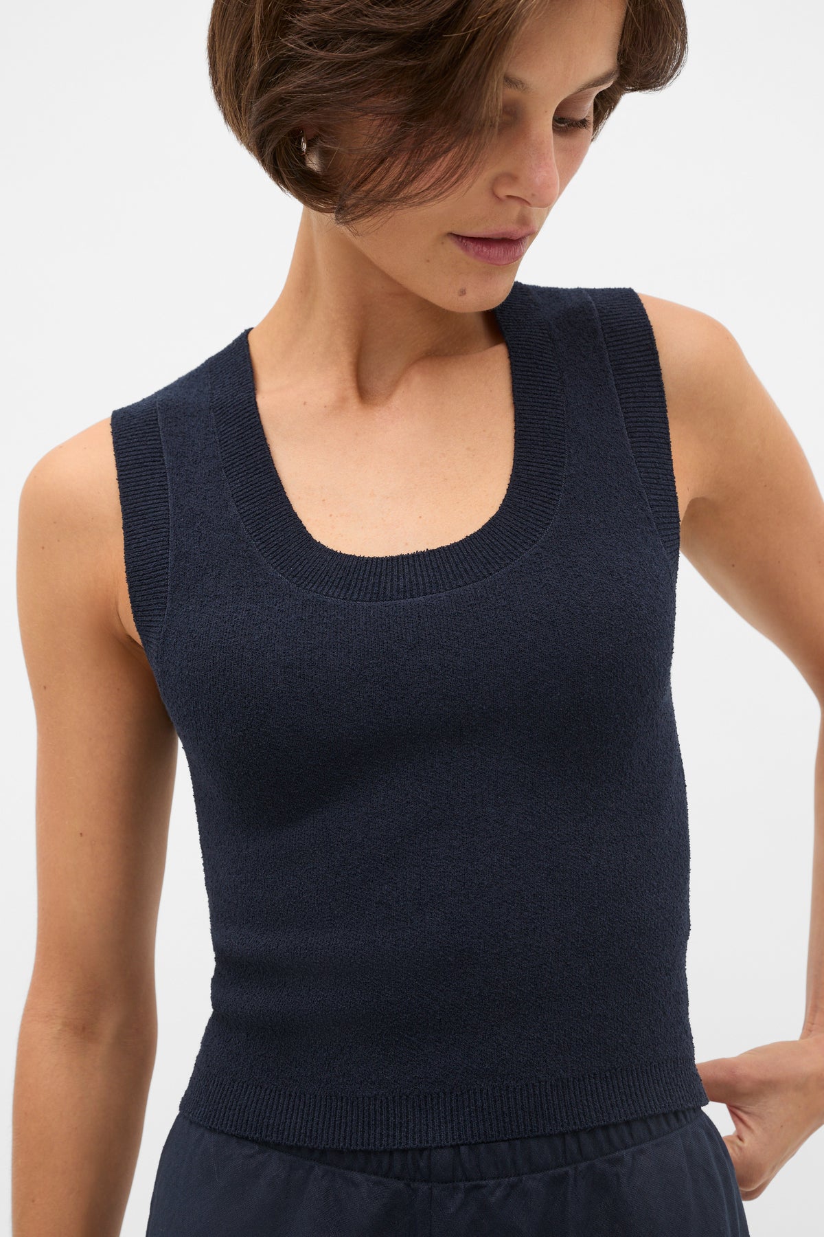 Boucle Knit Tank