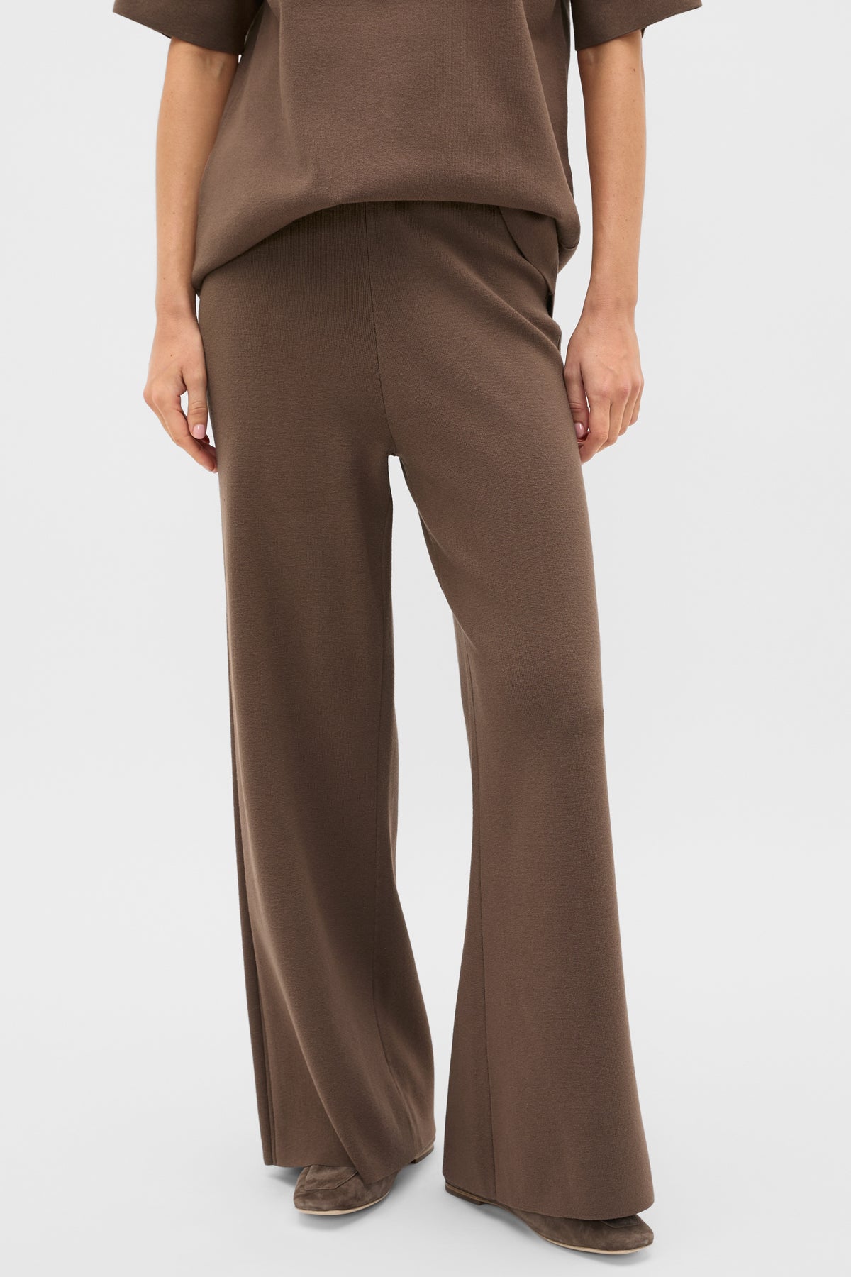 Knitted Rib Side Pant