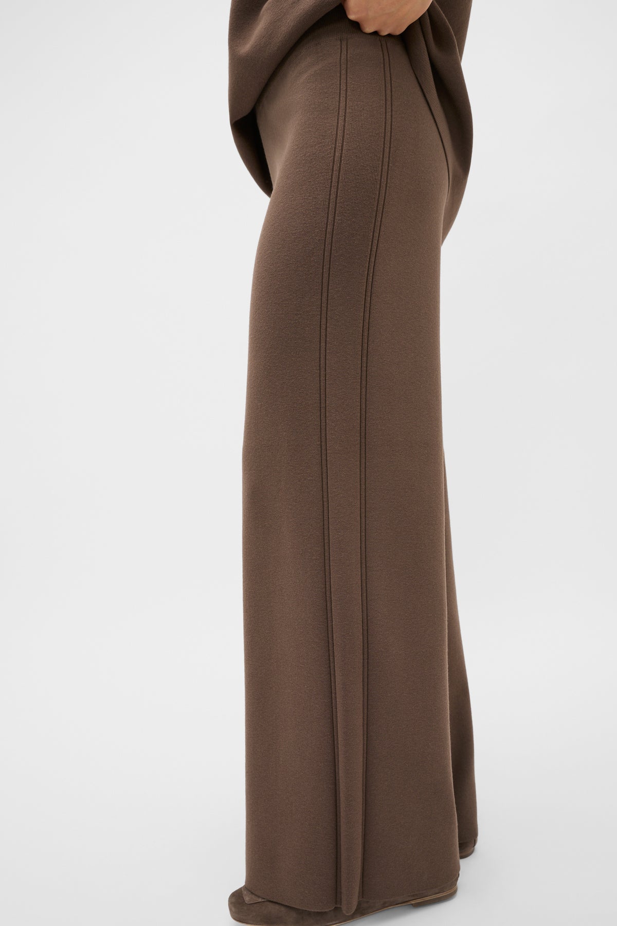 Knitted Rib Side Pant