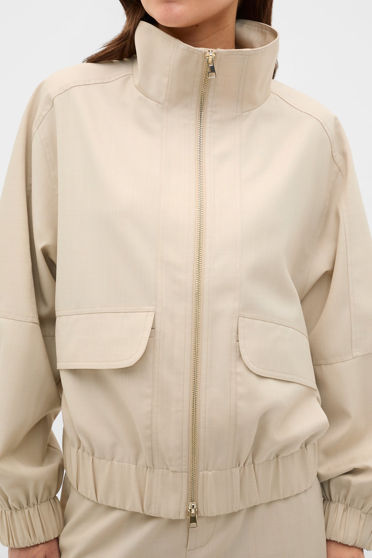 Suiting Bomber Jacket