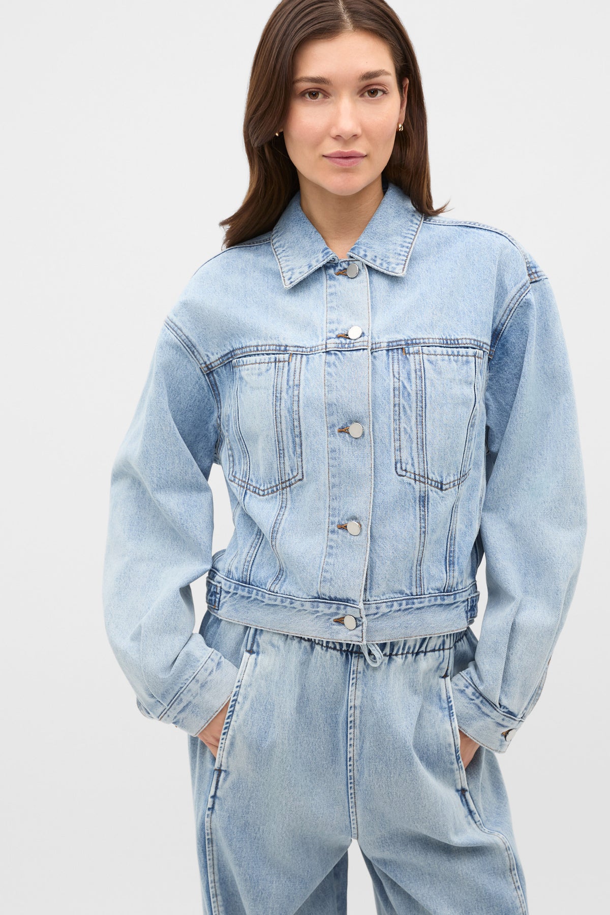 Denim Crop Jacket