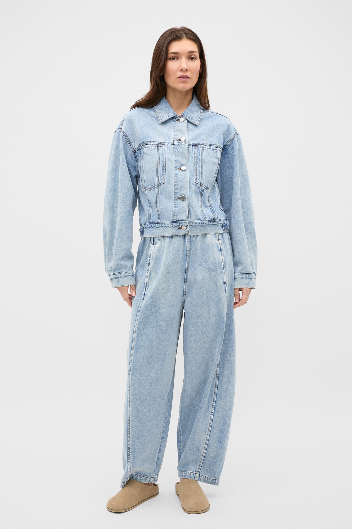Denim Crop Jacket