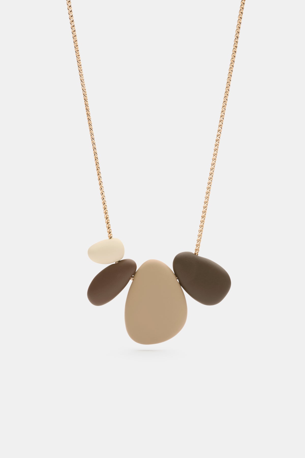 Opaque Pebble Necklace