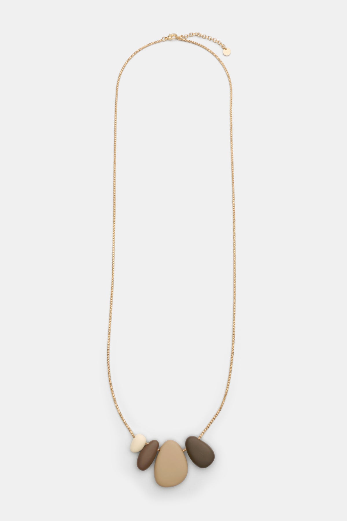 Opaque Pebble Necklace