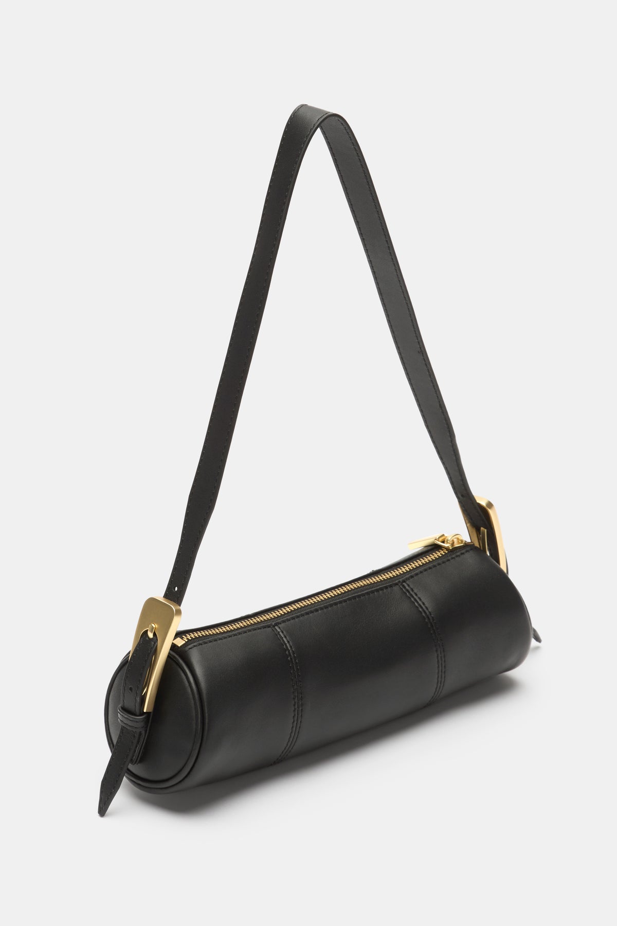 Leather Rounded Shoulder Bag