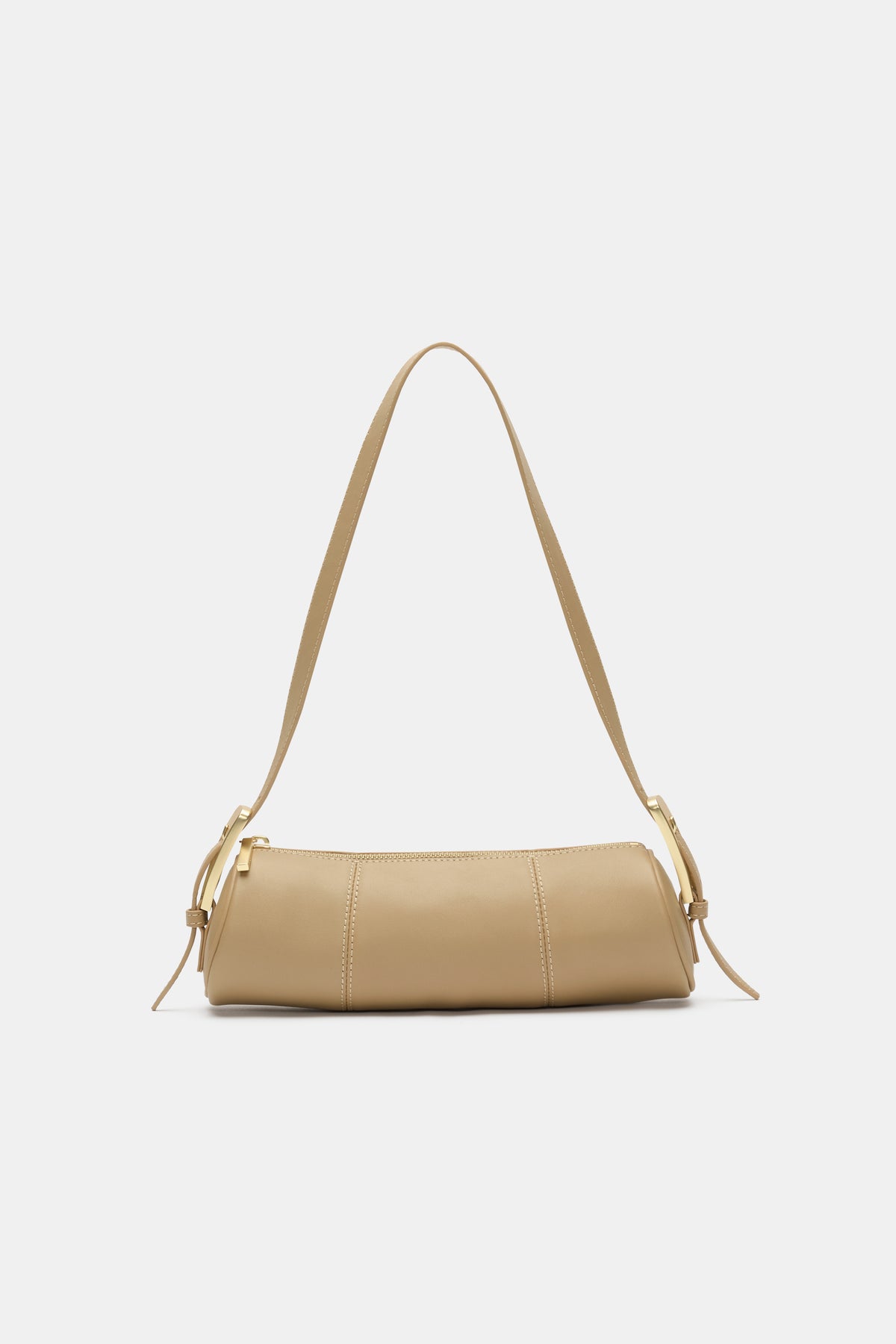 Leather Rounded Shoulder Bag