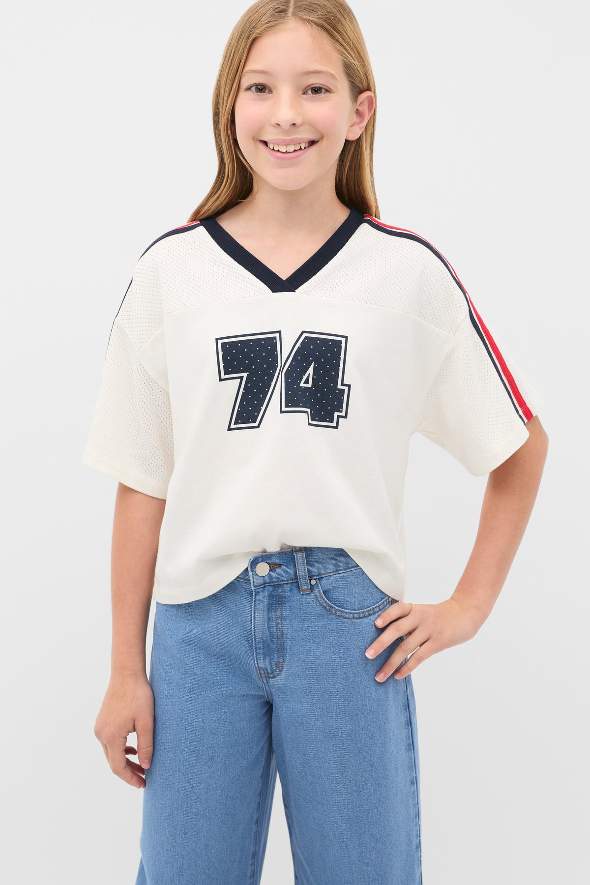 Sporty V Neck Tee
