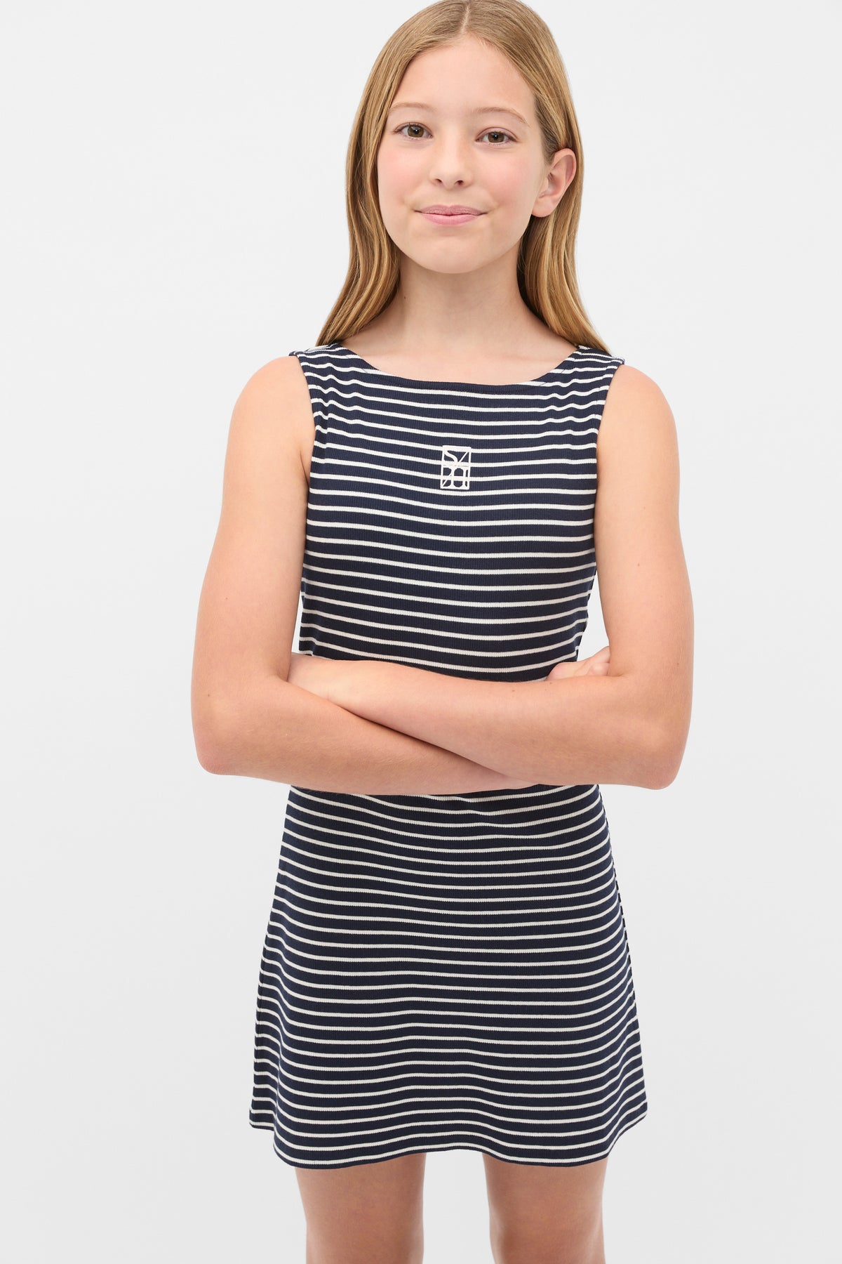 Boat Neck Rib Dress