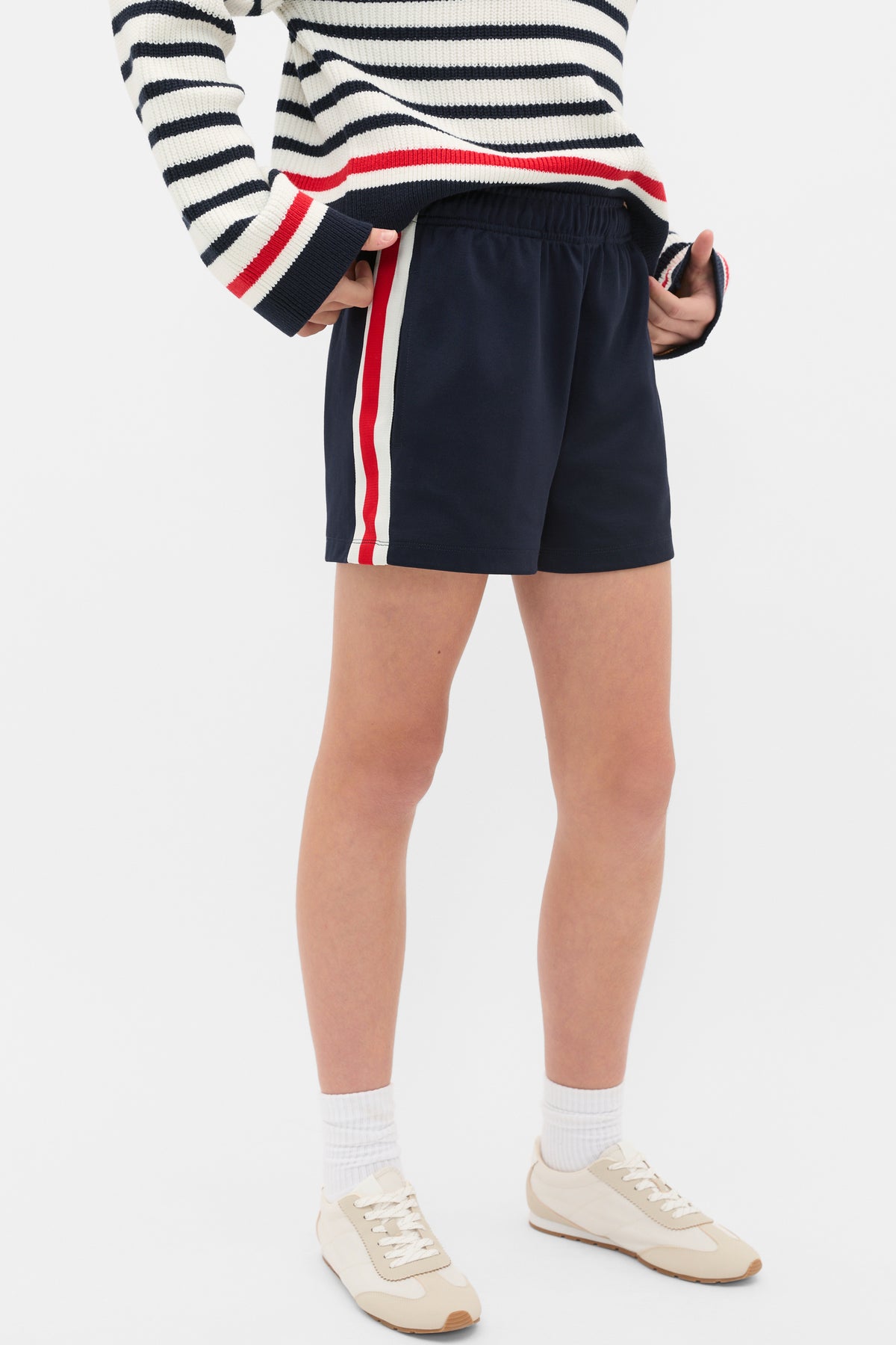 Retro Striped Short