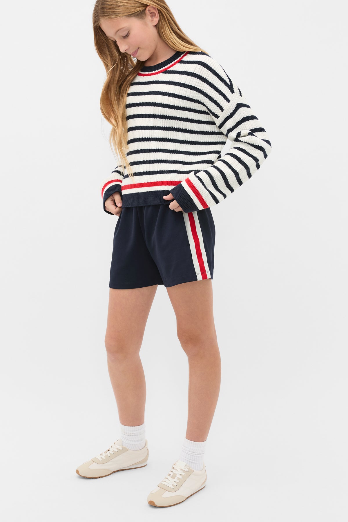 Retro Striped Short