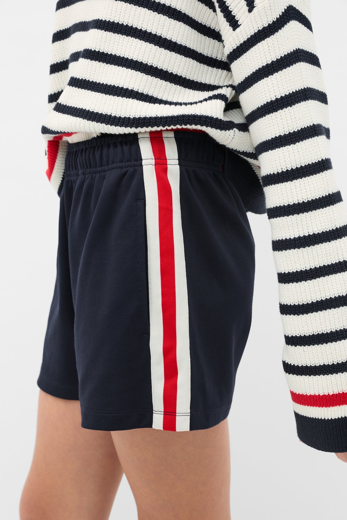 Retro Striped Short