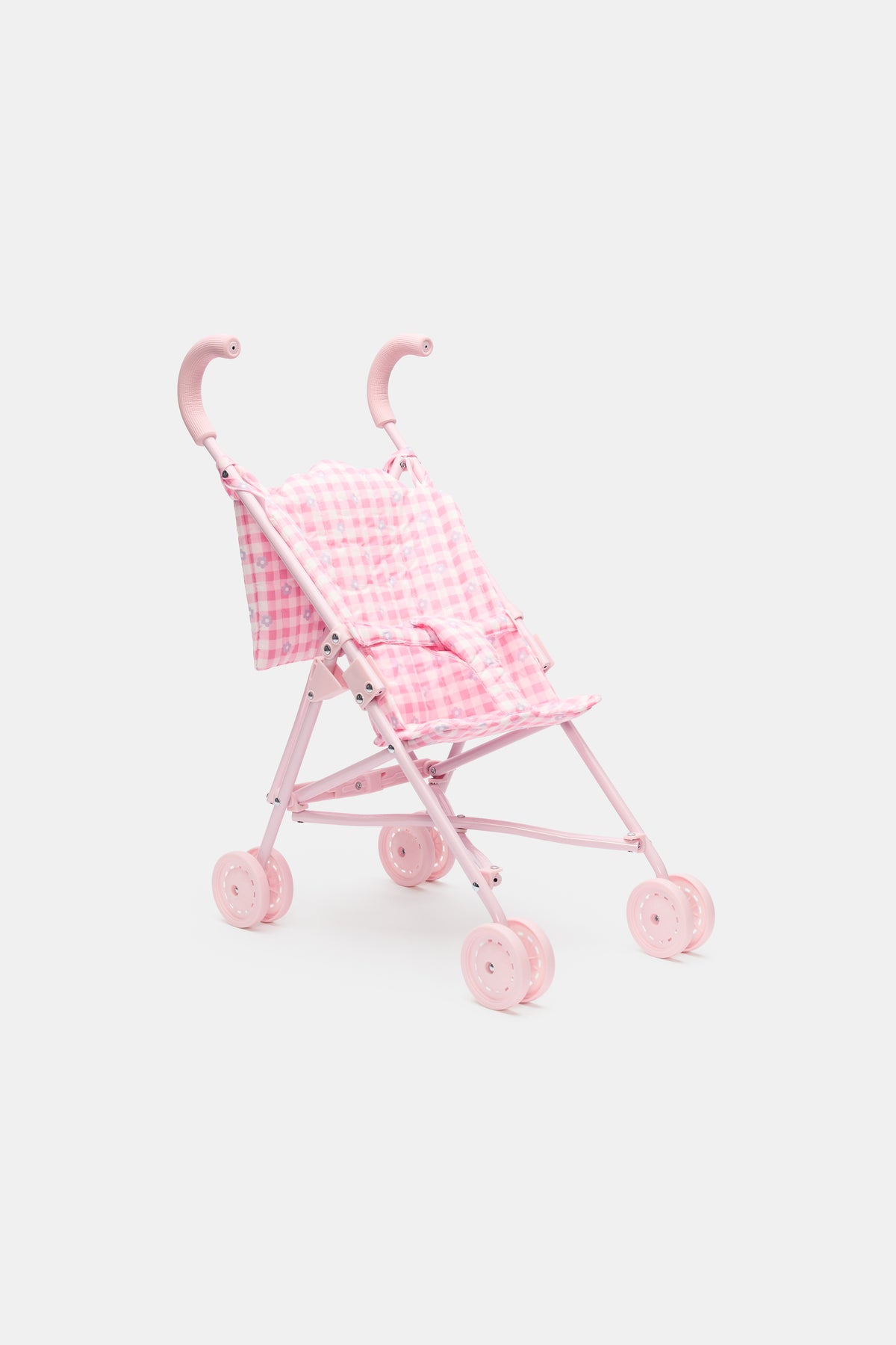 Gingham Doll Pram