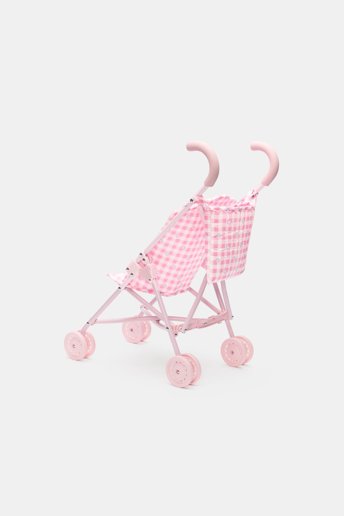 Gingham Doll Pram