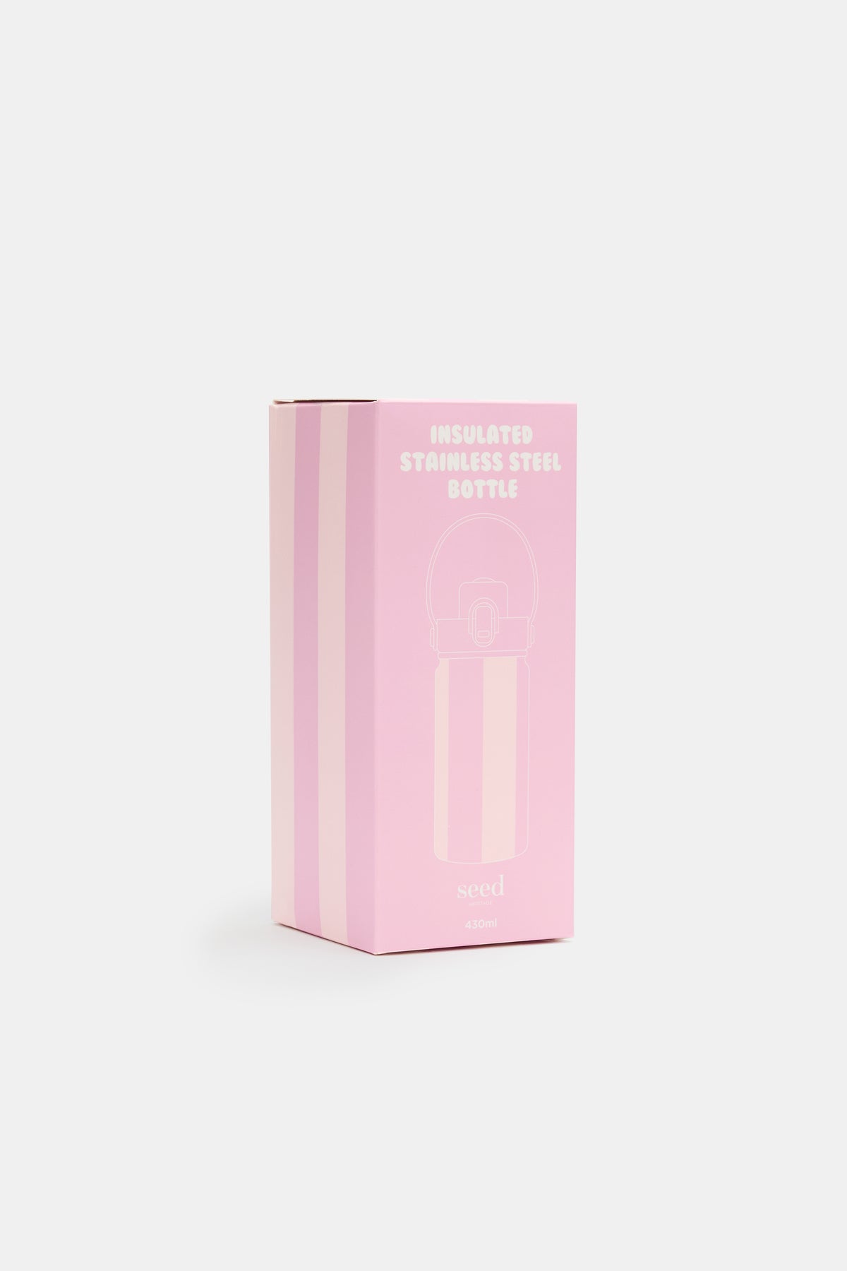 Girls Stripe Water Bottle