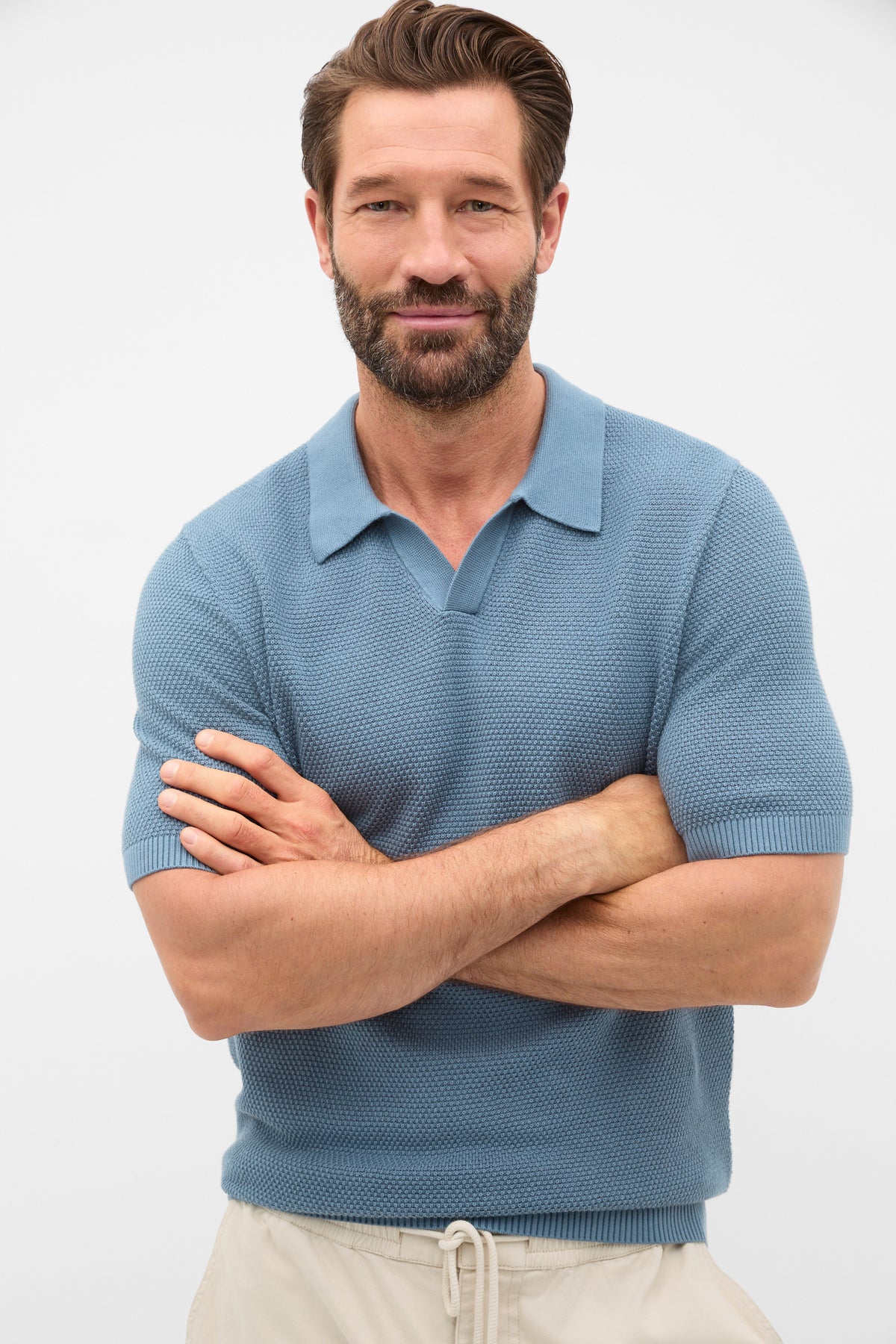 Basket Stitch Polo
