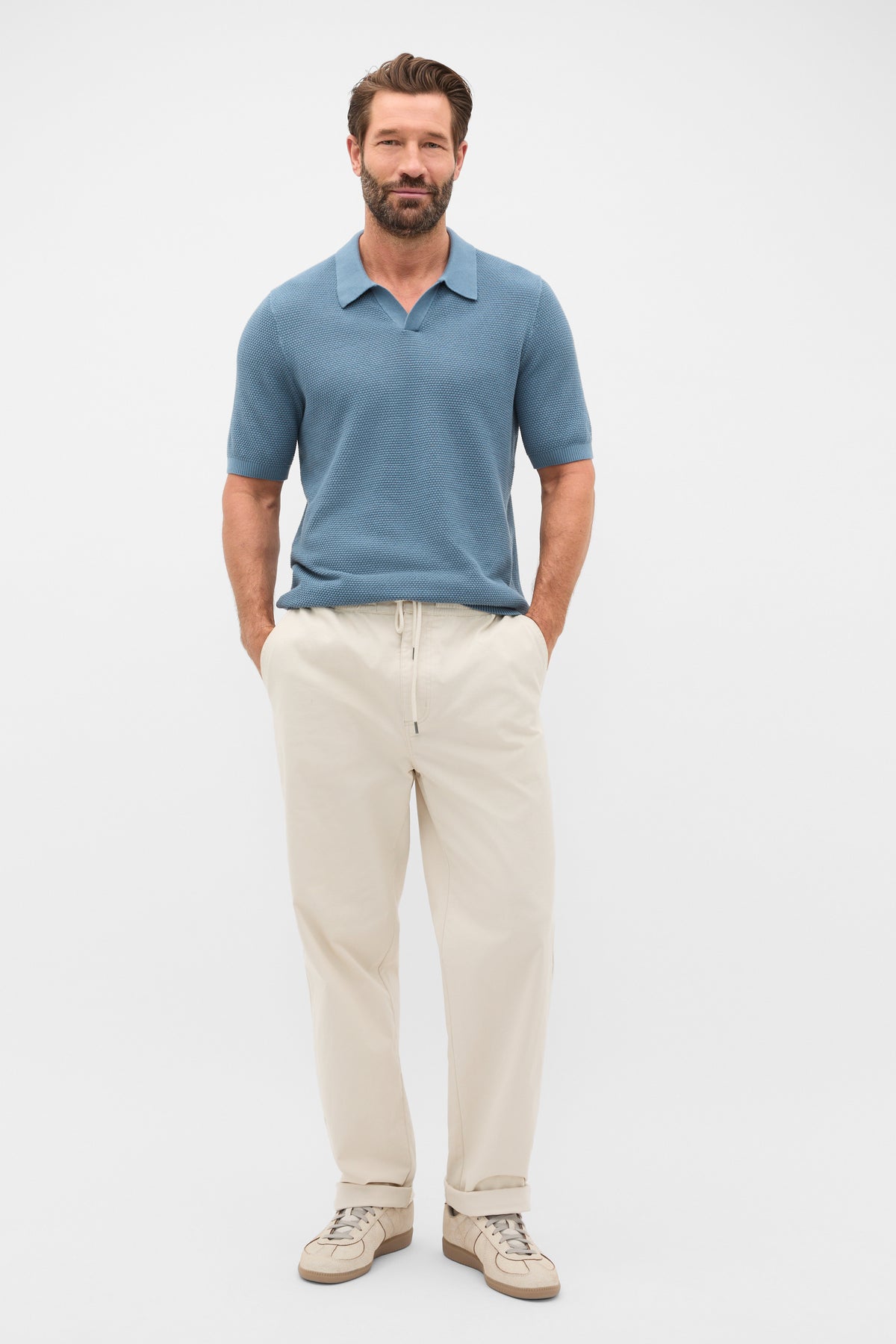 Basket Stitch Polo