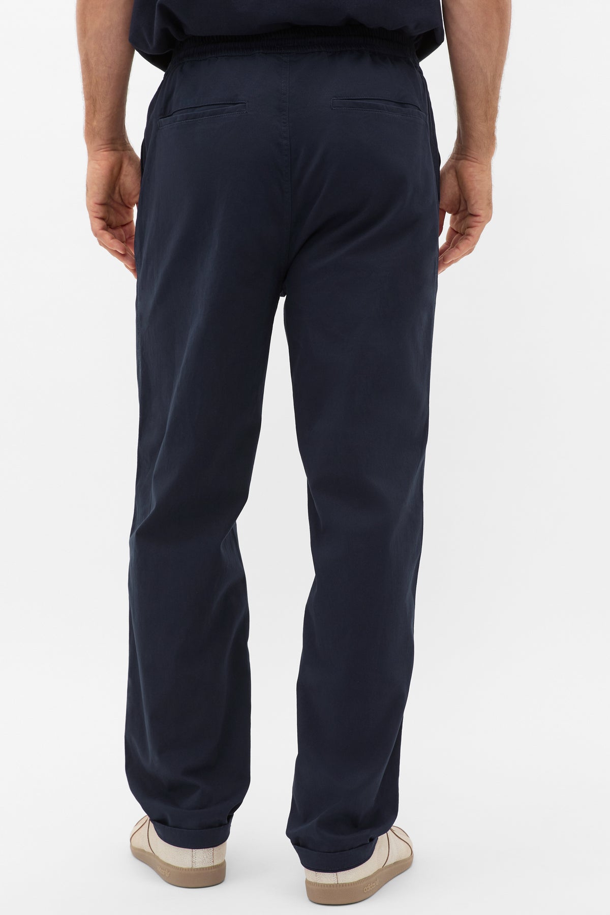 Drawstring Twill Pant