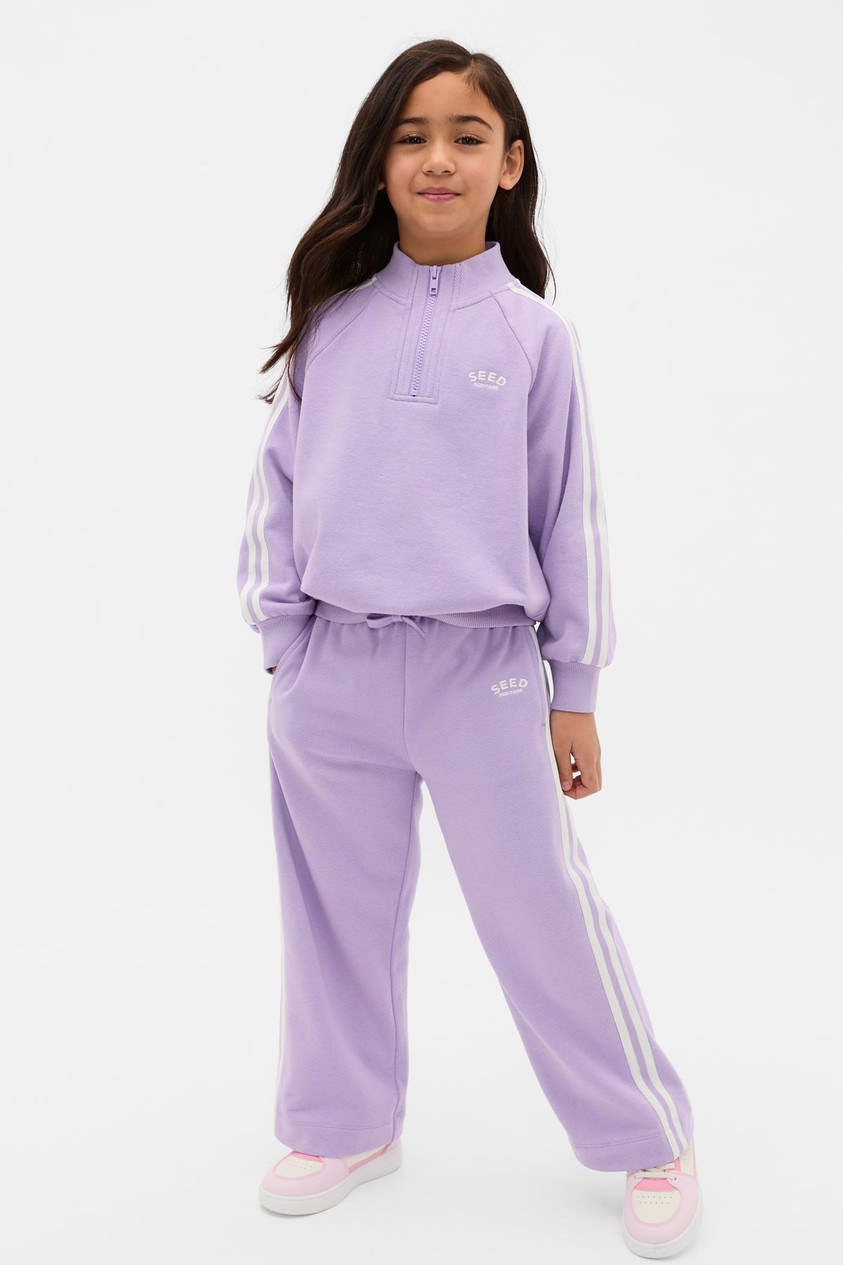 Quarter Zip Logo Sweat