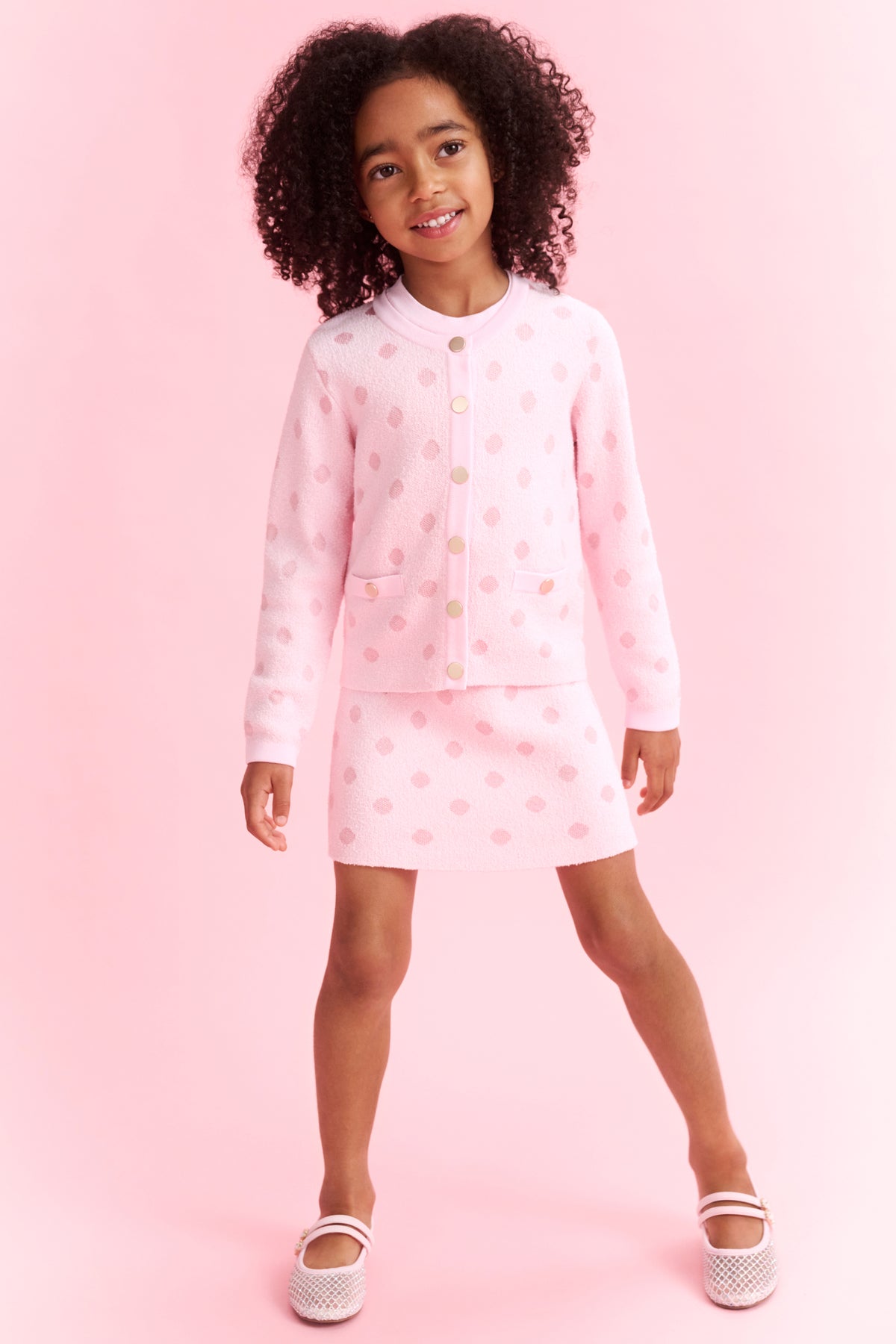 Spot Knit Cardigan