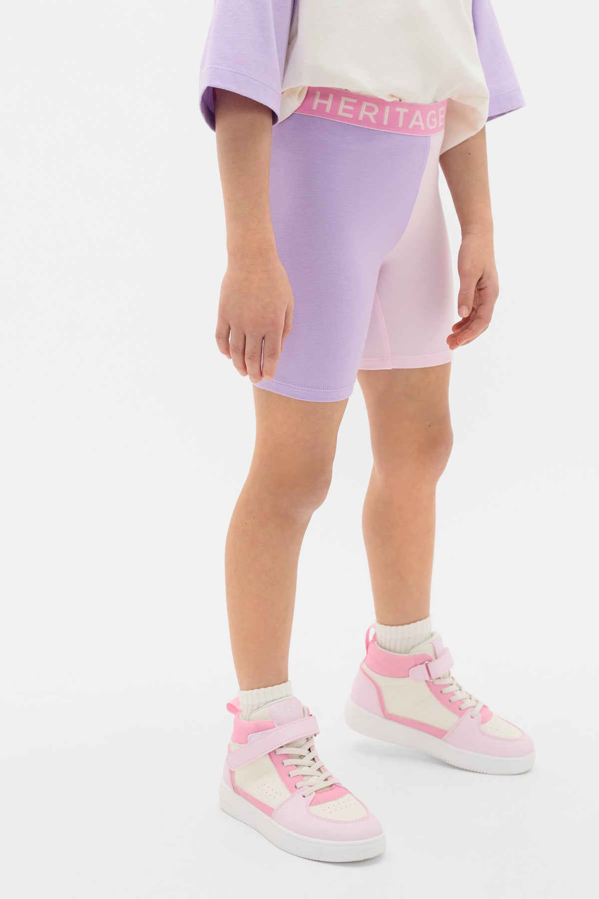 Colourblock Logo Bike Short