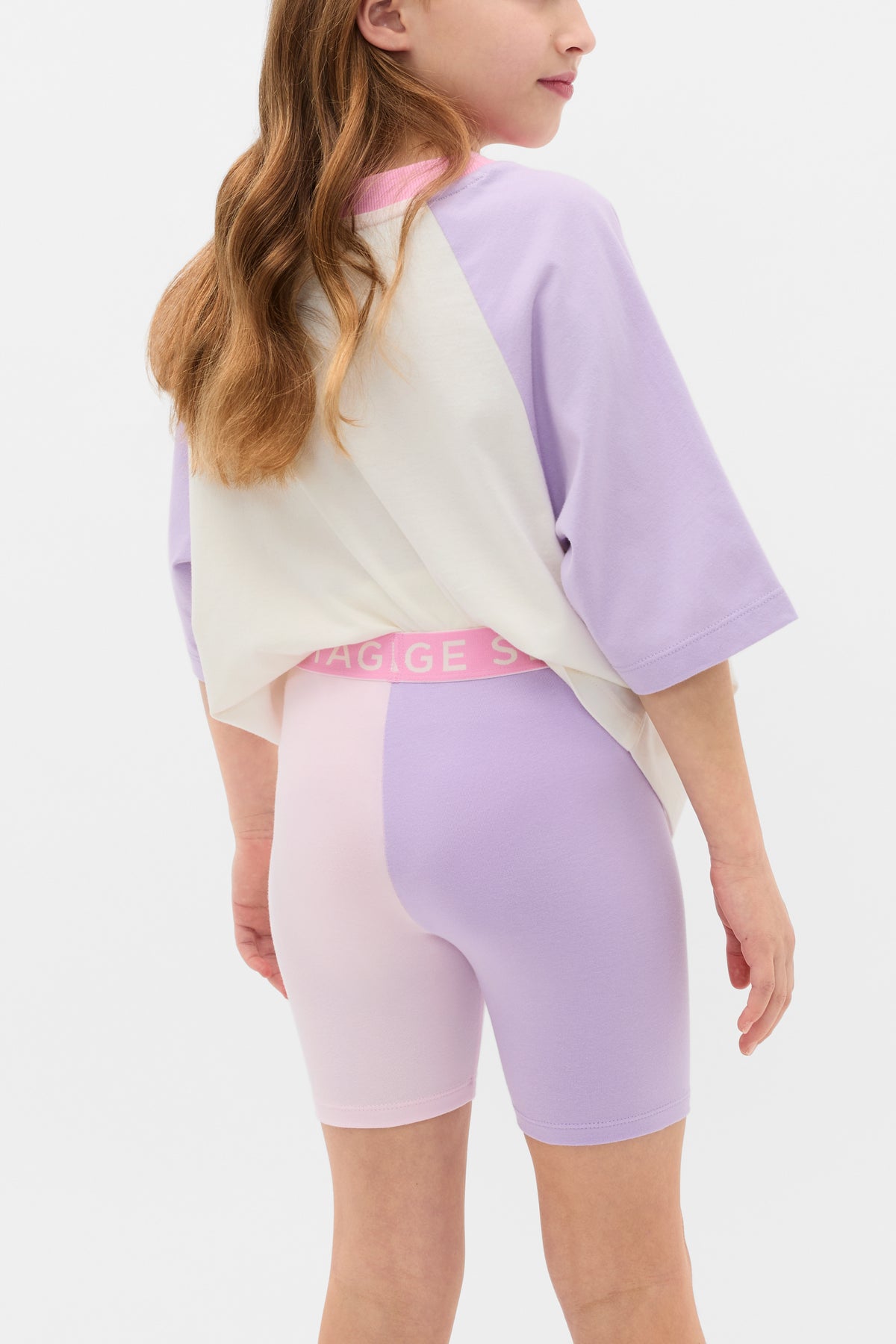 Colourblock Logo Bike Short