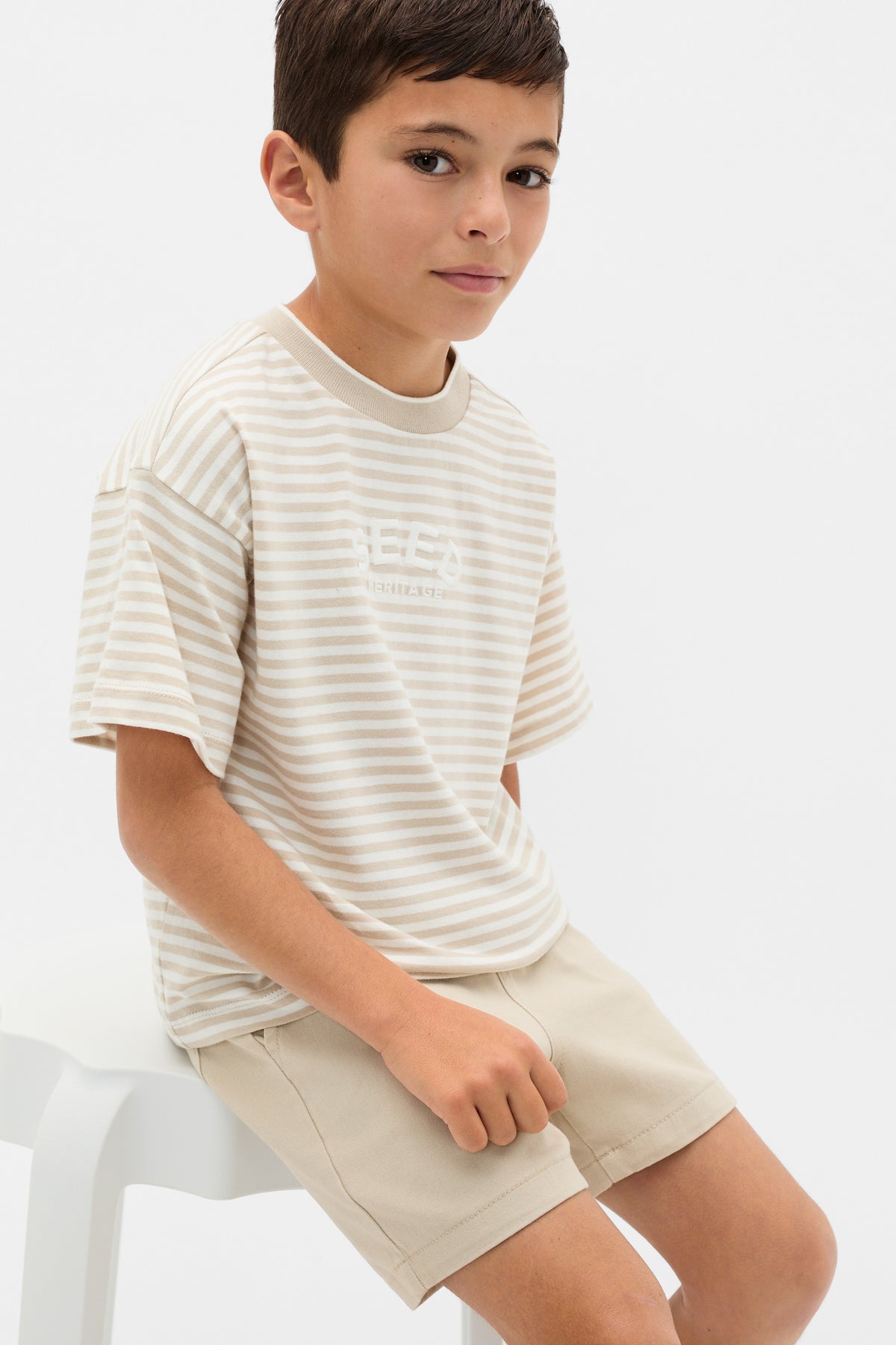 Core Stripe Logo Tee